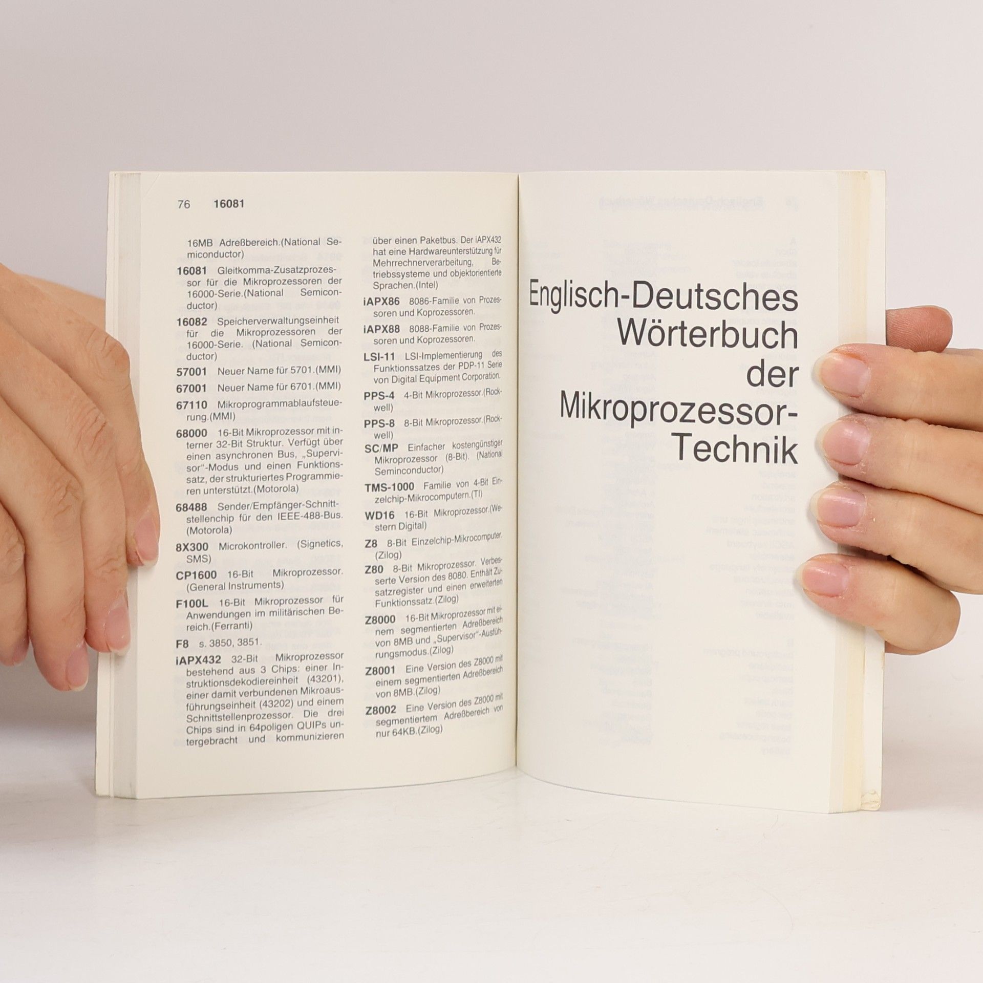 Horst Kästner Pocket-Mikrocomputer-Lexikon