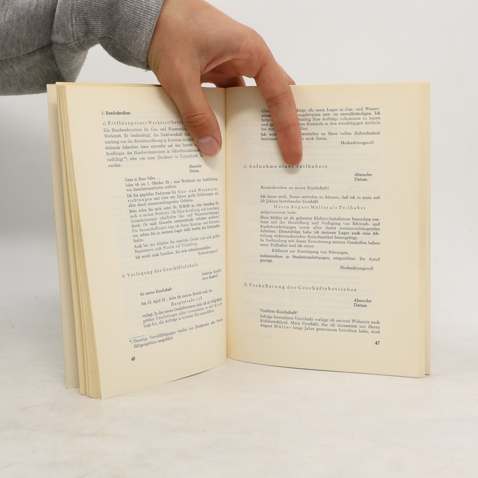 Alfred Römer Geschäftliche briefe des Privatmannes, Handwerkers und Kaufmannes