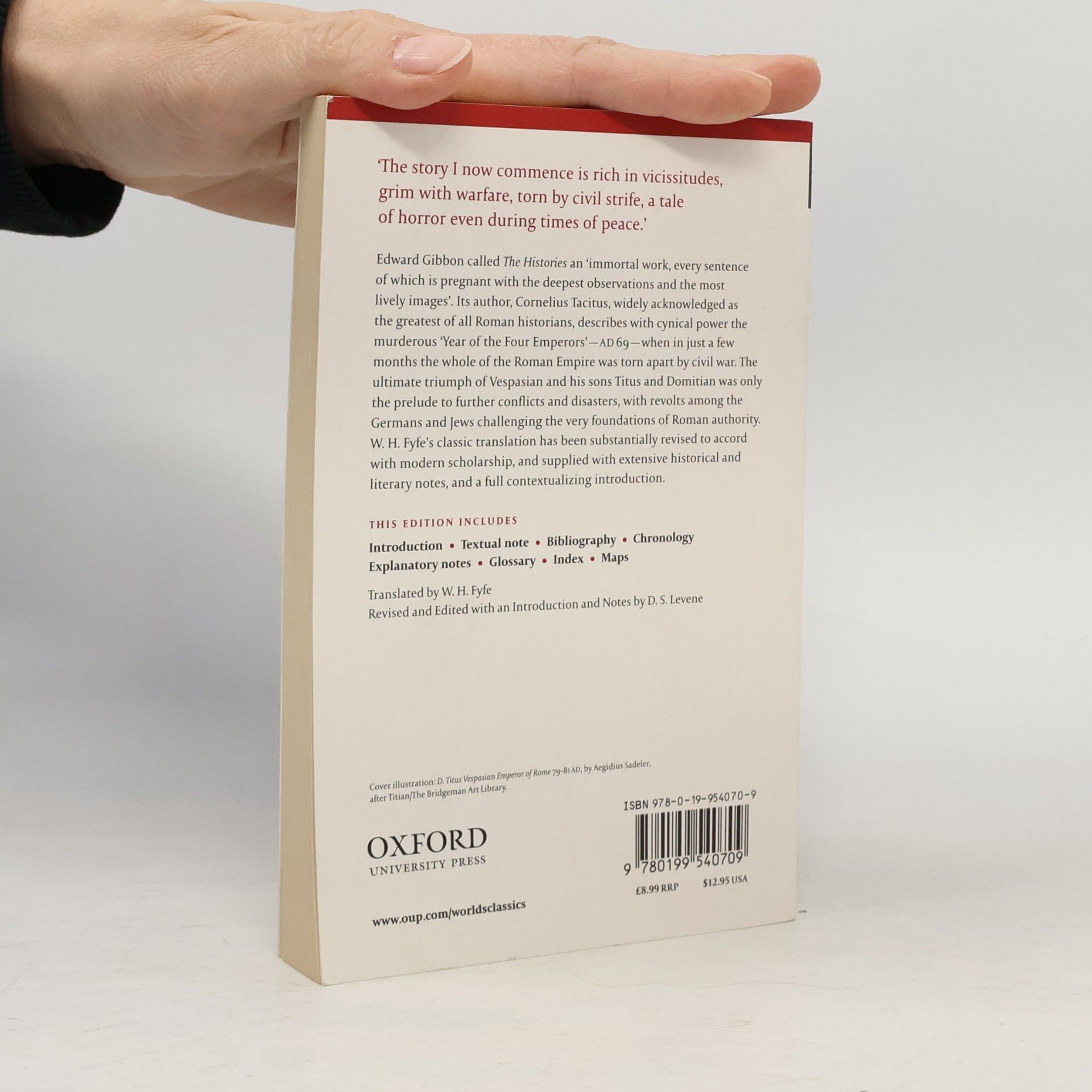 P. Cornelius Tacitus Oxford World's Classics: The Histories