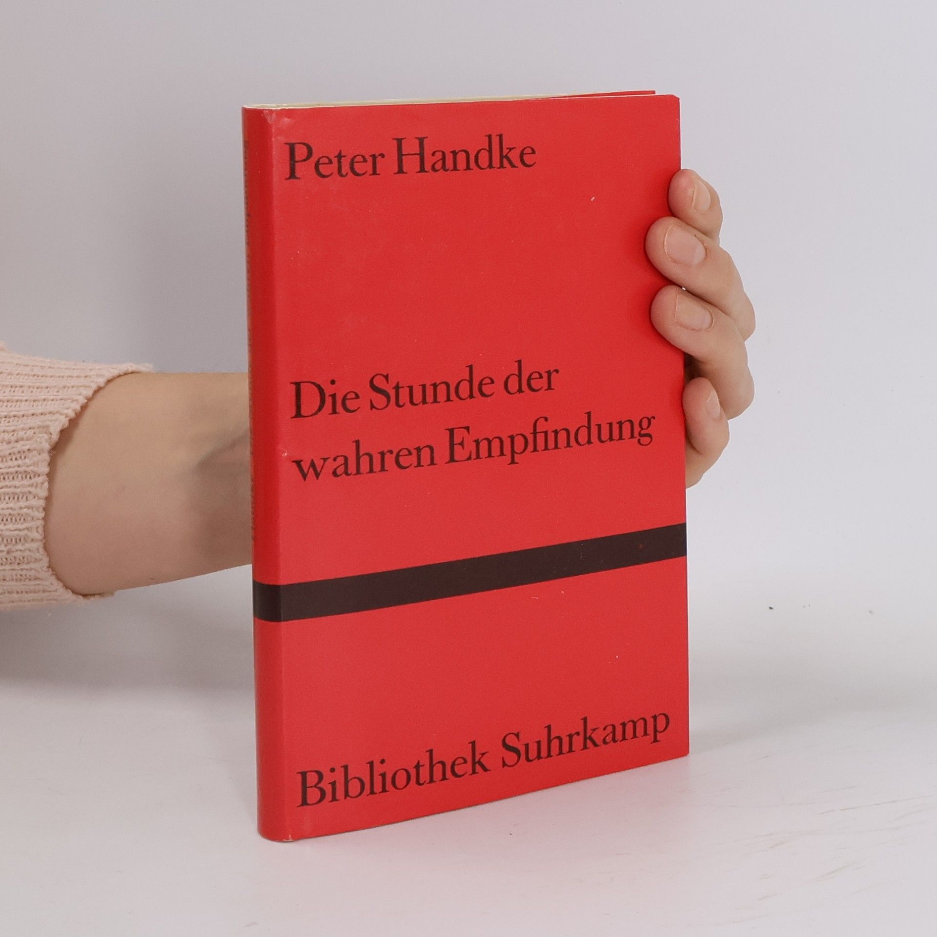 Peter Handke Die Stunde der wahren Empfindung