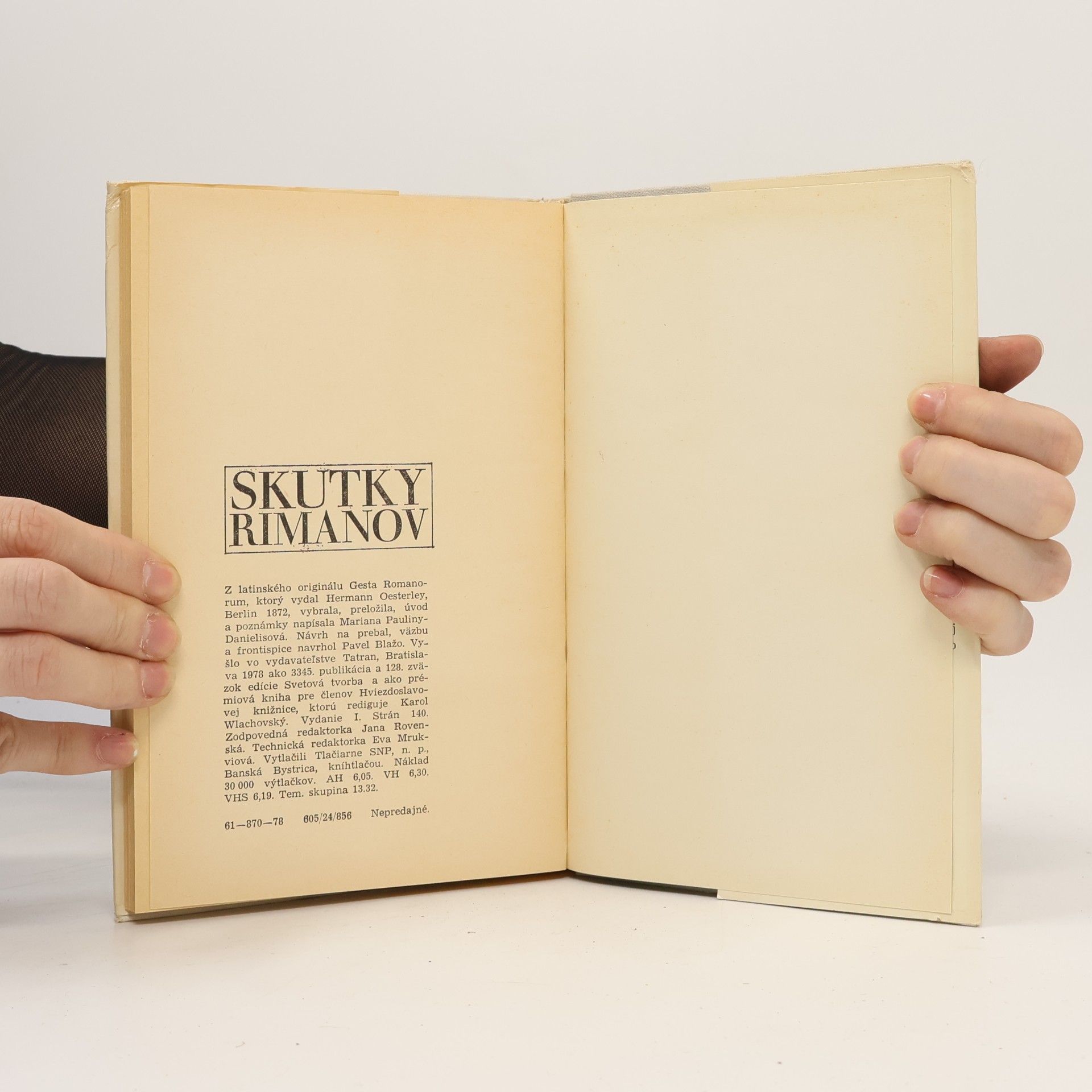 Autorenkollektiv Skutky Rimanov
