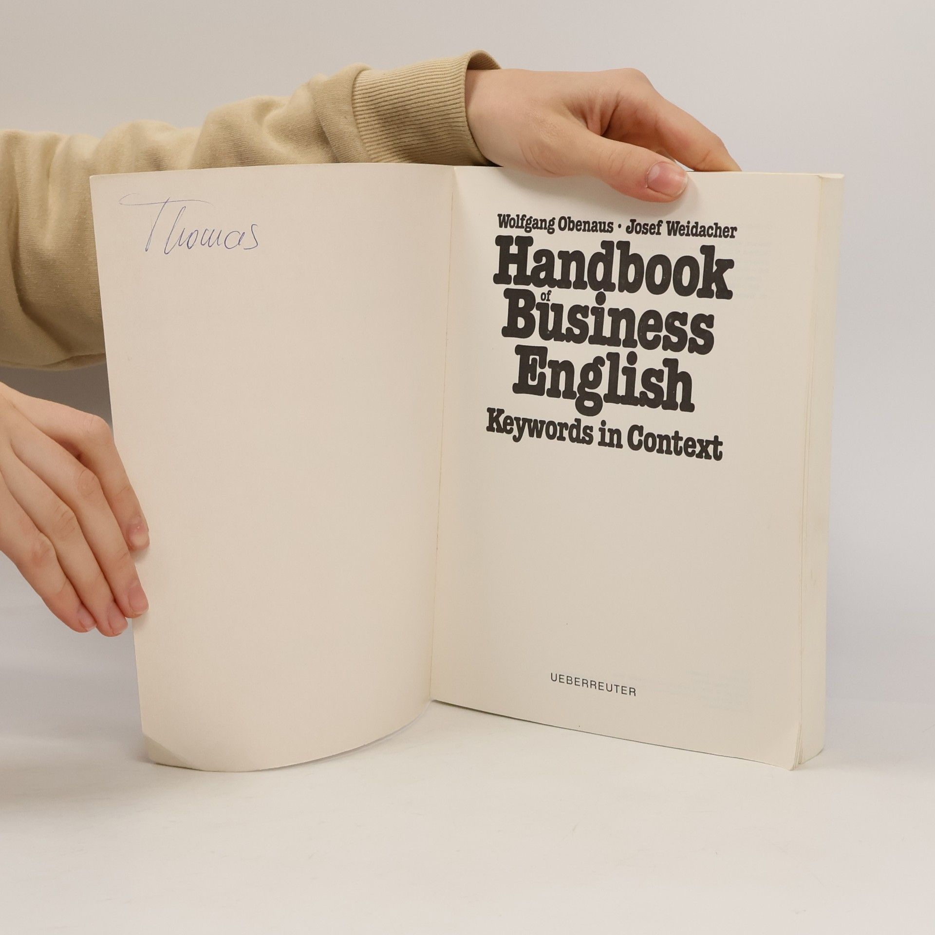 Wolfgang Obenaus Handbook of business English
