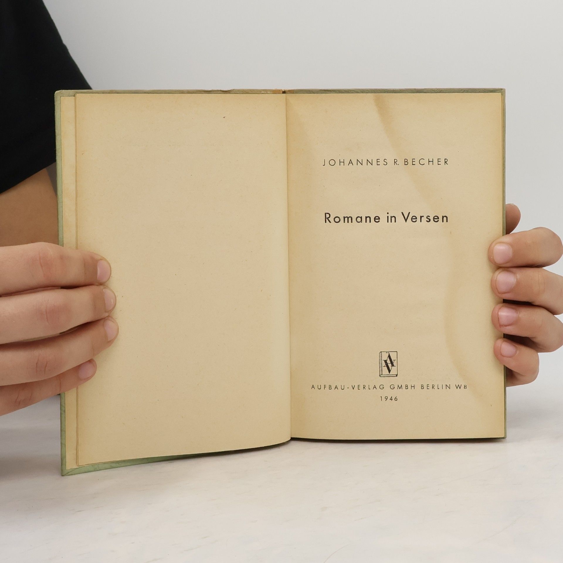 J. R. Becher Romane in Versen