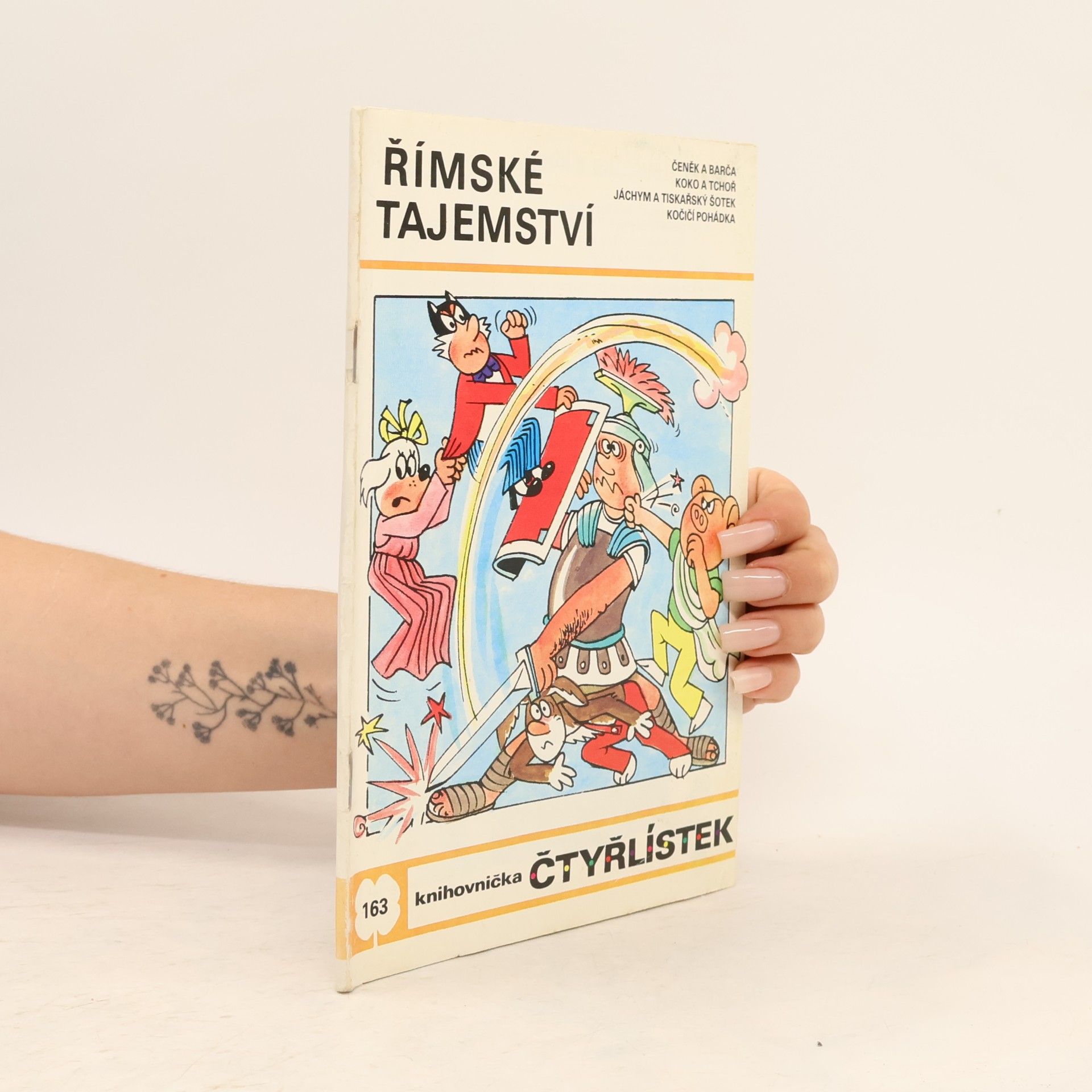 Ljuba Štíplová Čtyřlístek 163. Římské tajemství