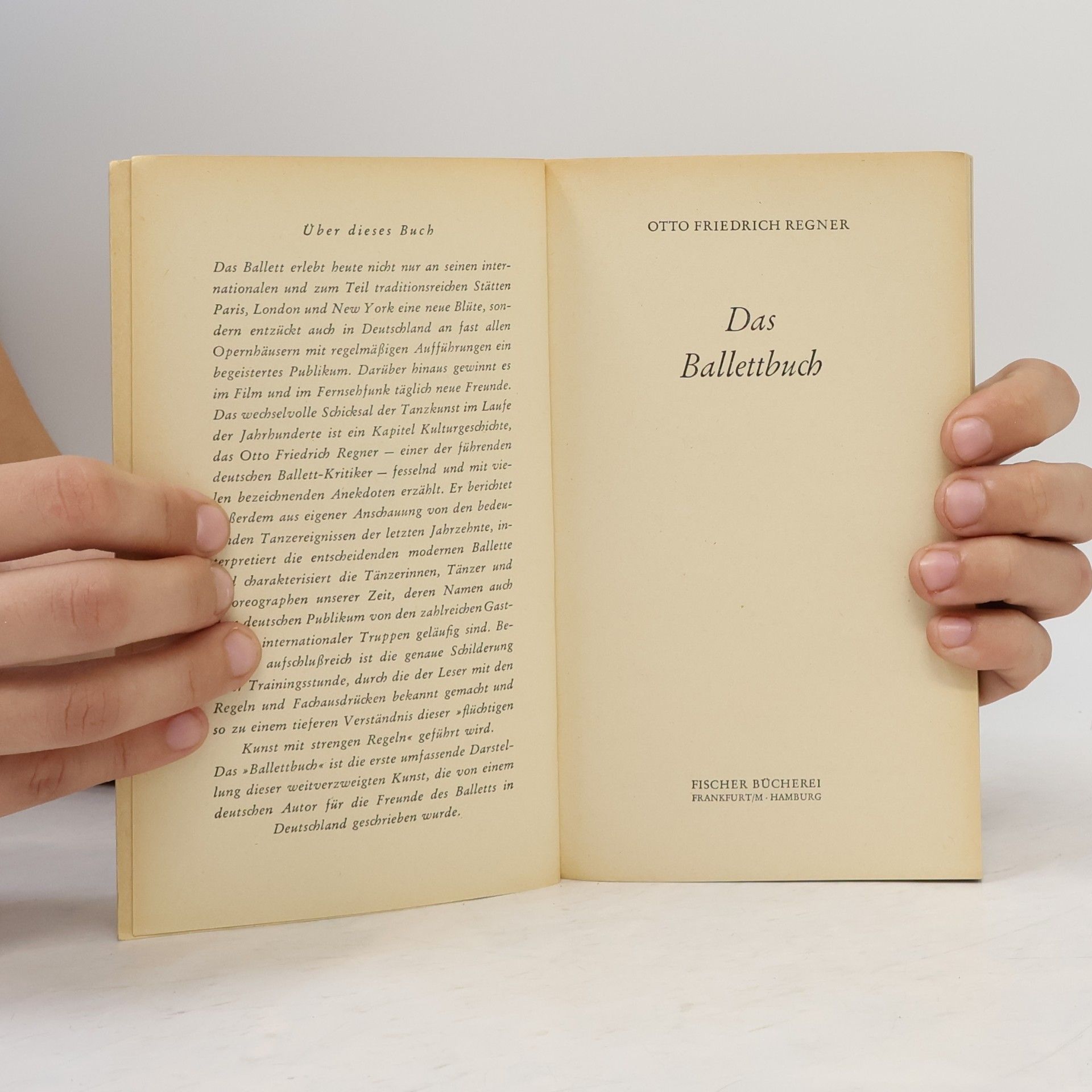Otto Friedrich Regner Das Ballettbuch.