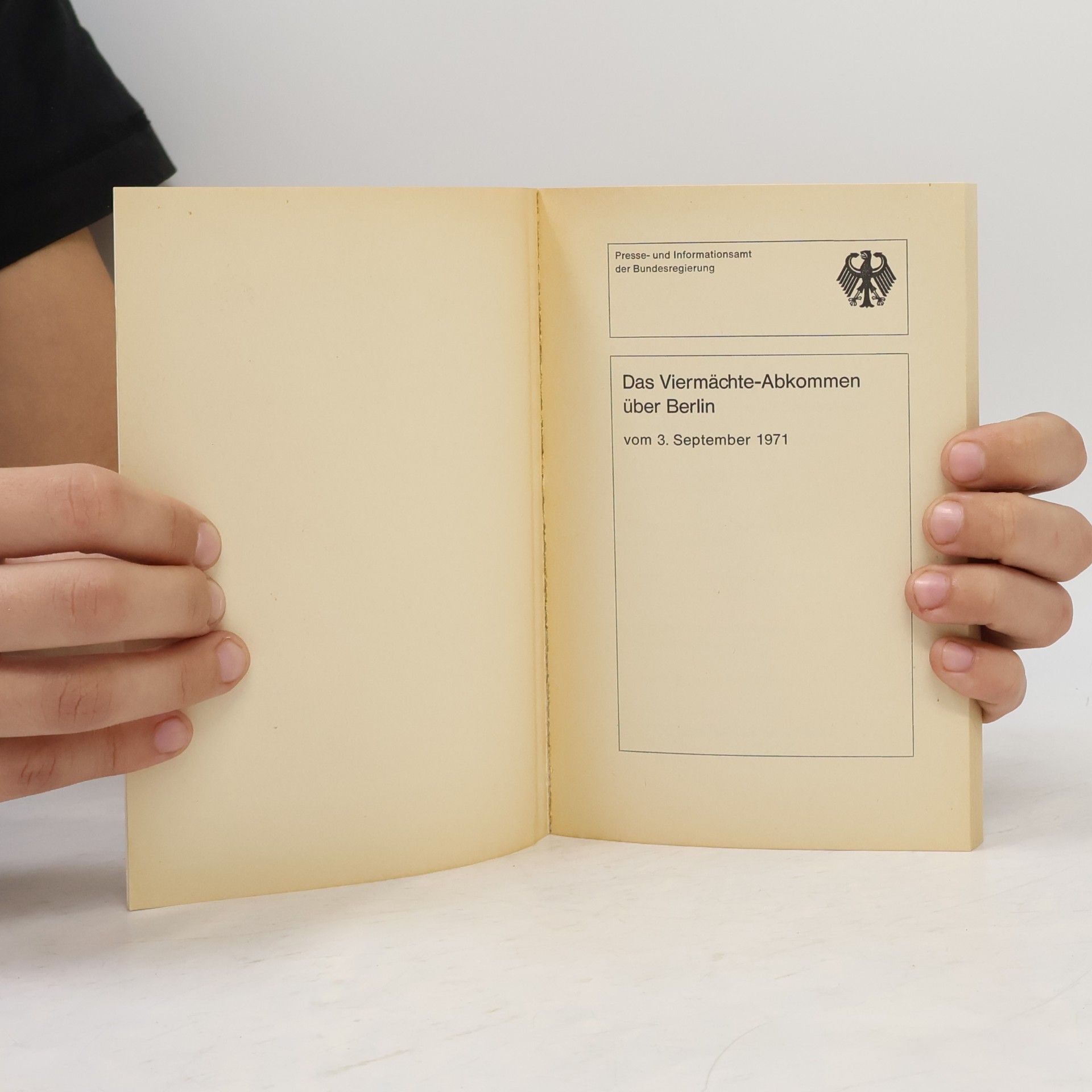Autorenkollektiv Das Viermächte-Abkommen über Berlin vom 3. Septrember 1971