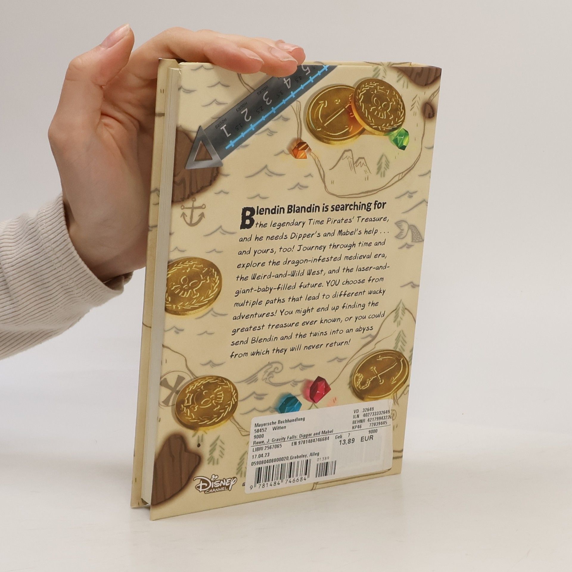 Jeffrey Rowe Gravity Falls: Dipper and Mabel and the Curse of the Time Pirates' Treasure!