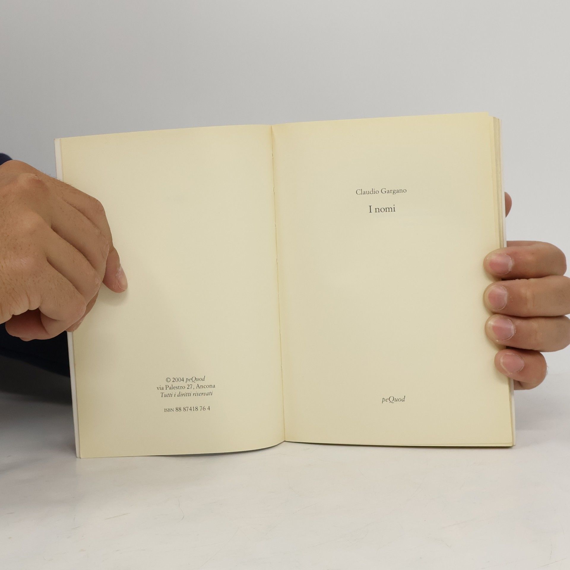 Claudio Gargano Rive: I nomi