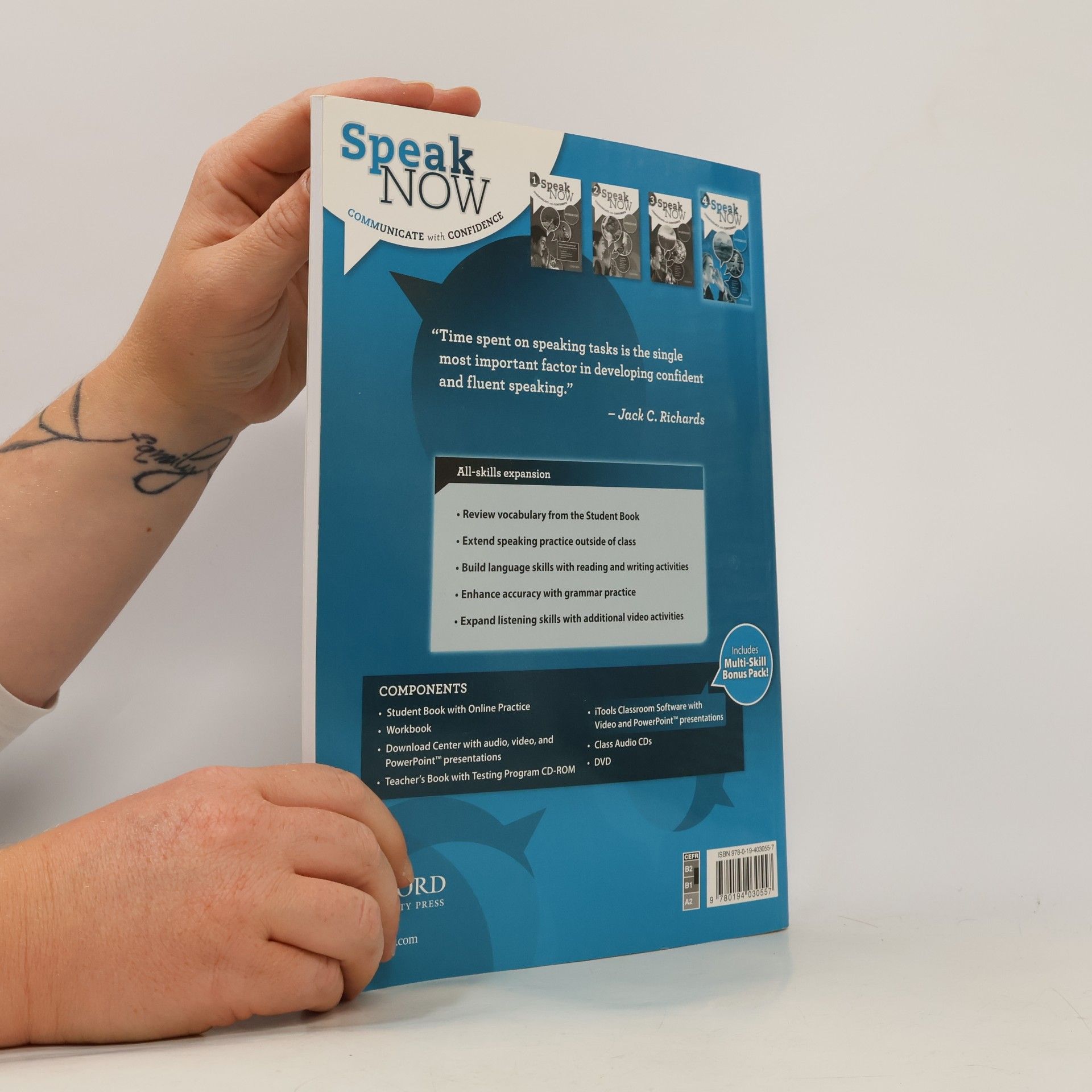 David Bohlke Speak now. 4 : communicate with confidence (workbook)