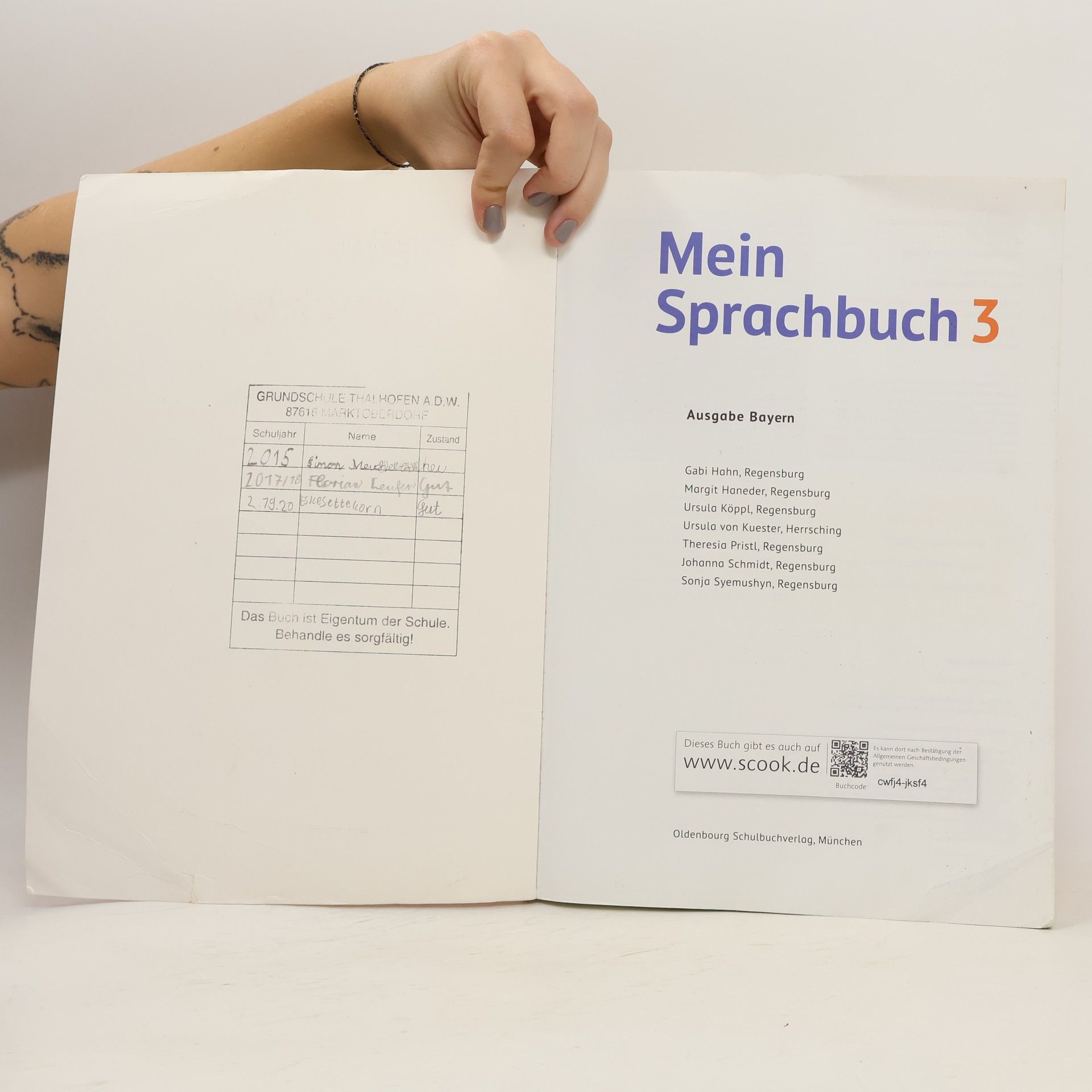 Ursula von Kuester Mein Sprachbuch Ausgabe Bayern