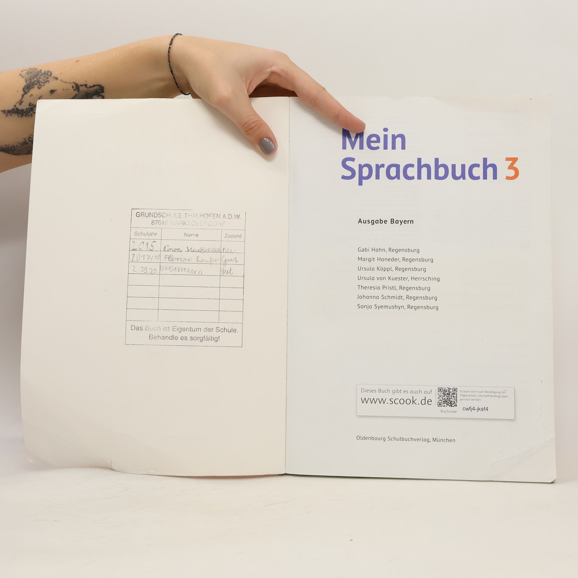 Ursula von Kuester Mein Sprachbuch Ausgabe Bayern