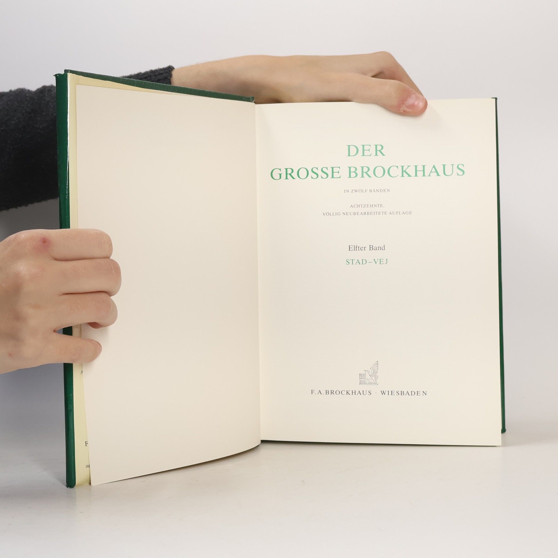 Kolektiv autorů Der Grosse Brockhaus in 12 Bänden 1. A-Bef