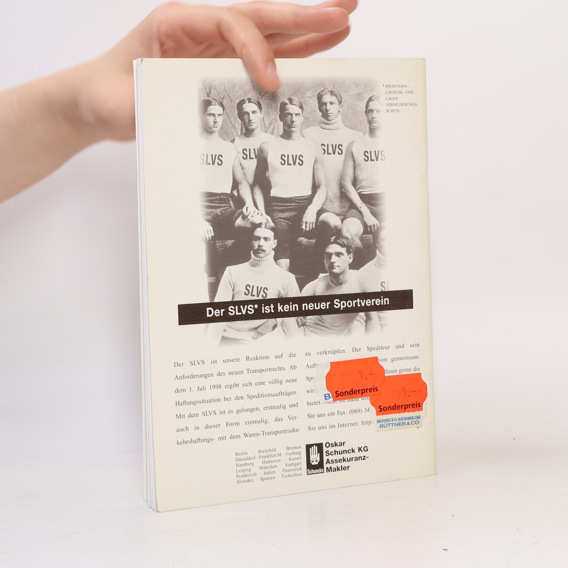 Allgemeine deutsche Spediteur-Bedingungen mit Speditionsversicherung
