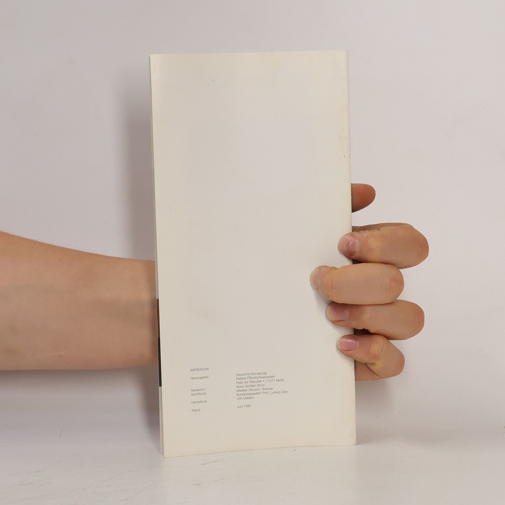 Various authors Der Deutsche Bundestag