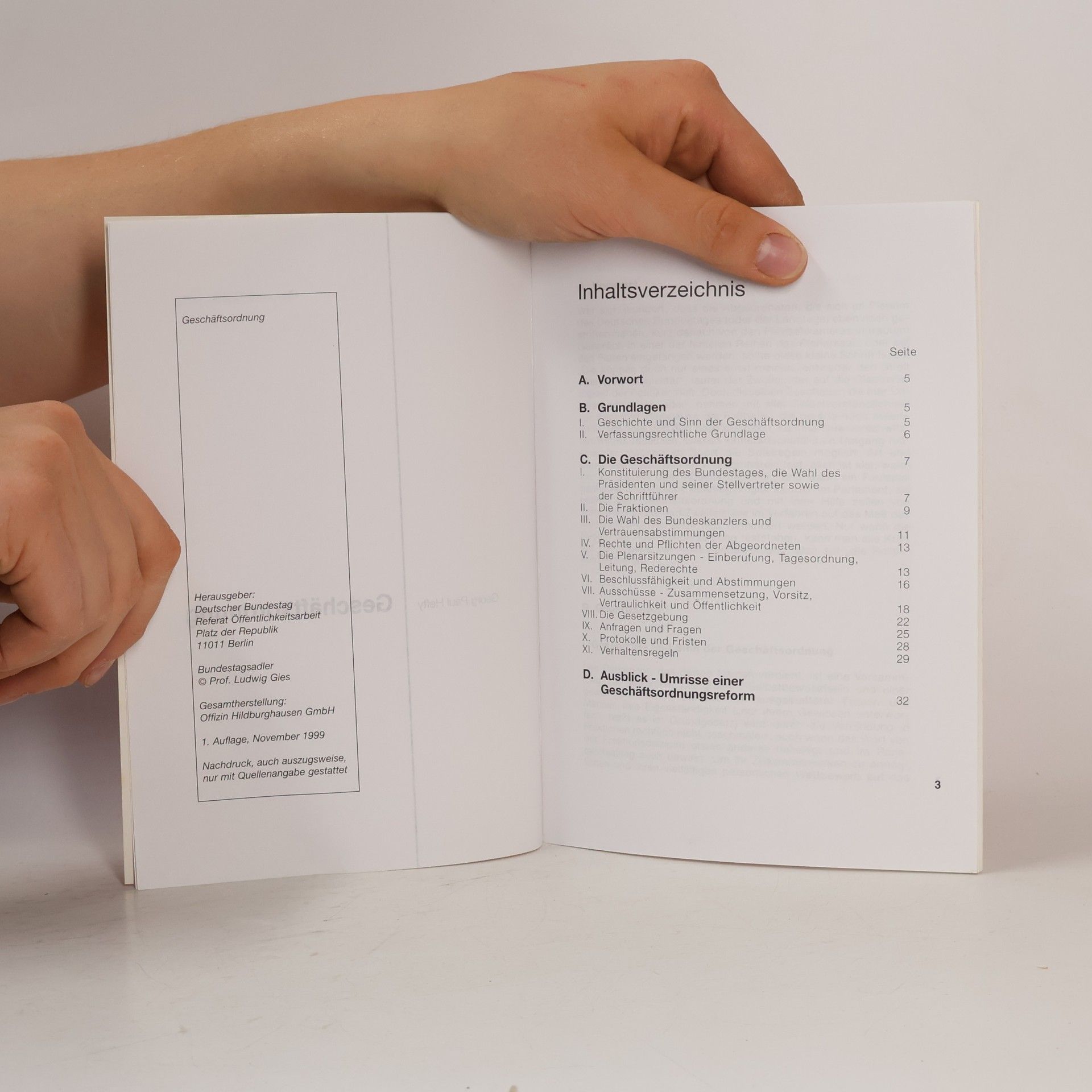 Various authors Geschäftsordnung