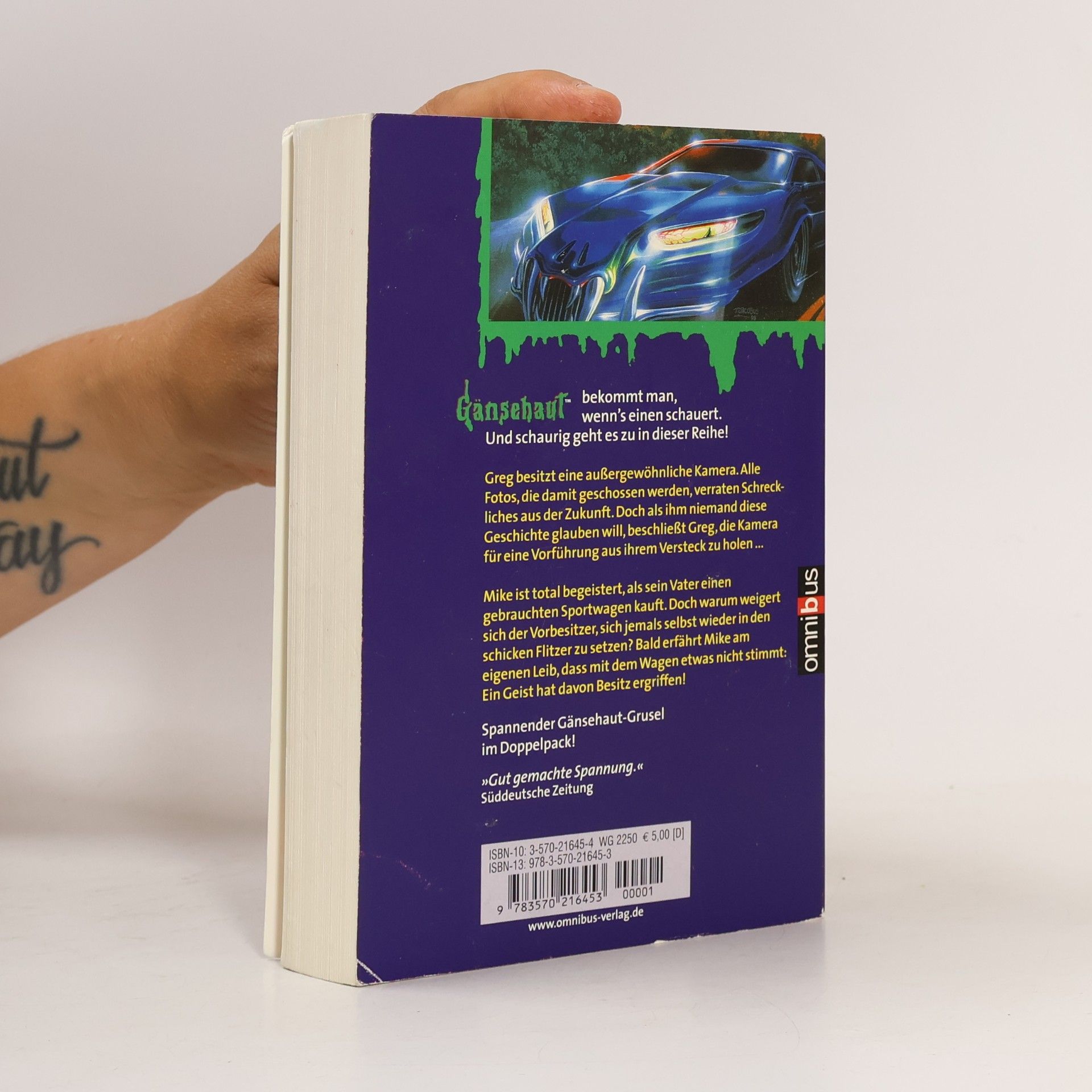 R. L. Stine Gänsehaut - Doppelschocker 25. Bitte lächeln!; Das Geisterauto