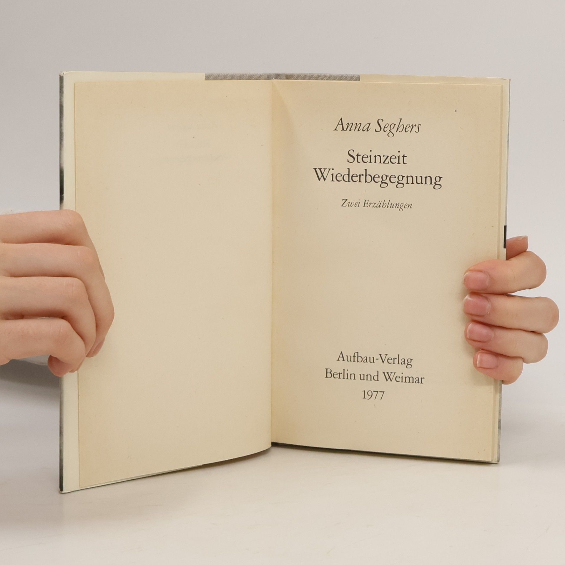 Anna Seghers Steinzeit · Wiederbegegnung