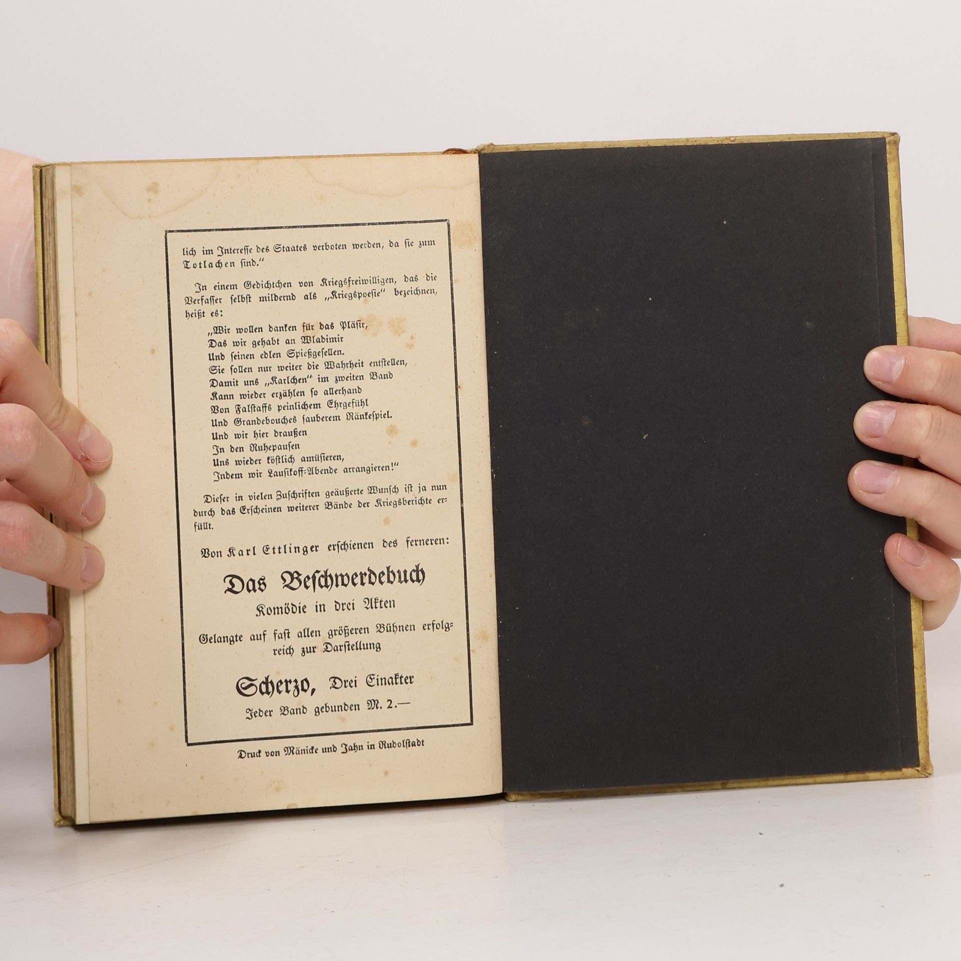 Karl Ettlinger Aus fröhlichem Herzen