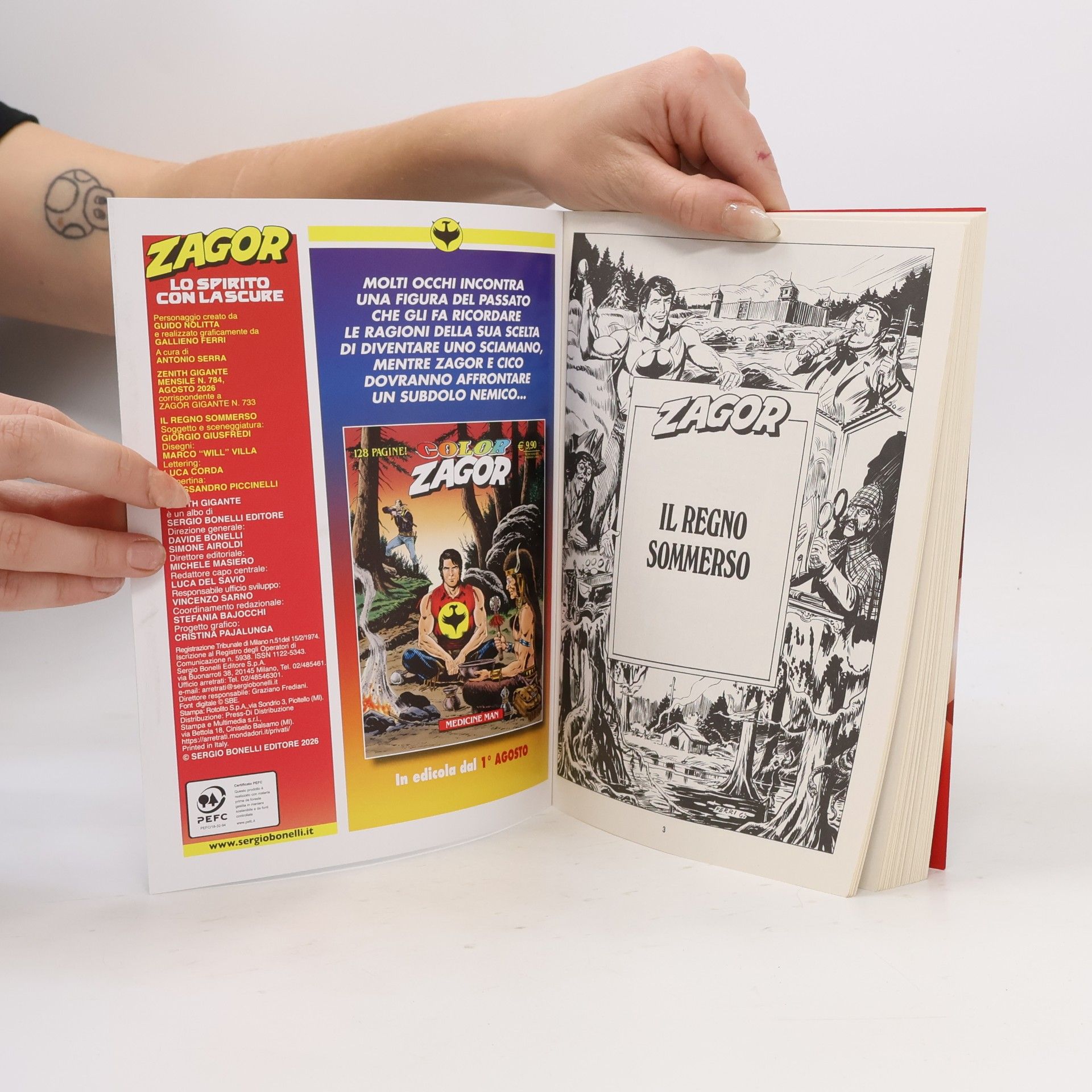 Guido Nolitta Zagor: Il regno sommerso
