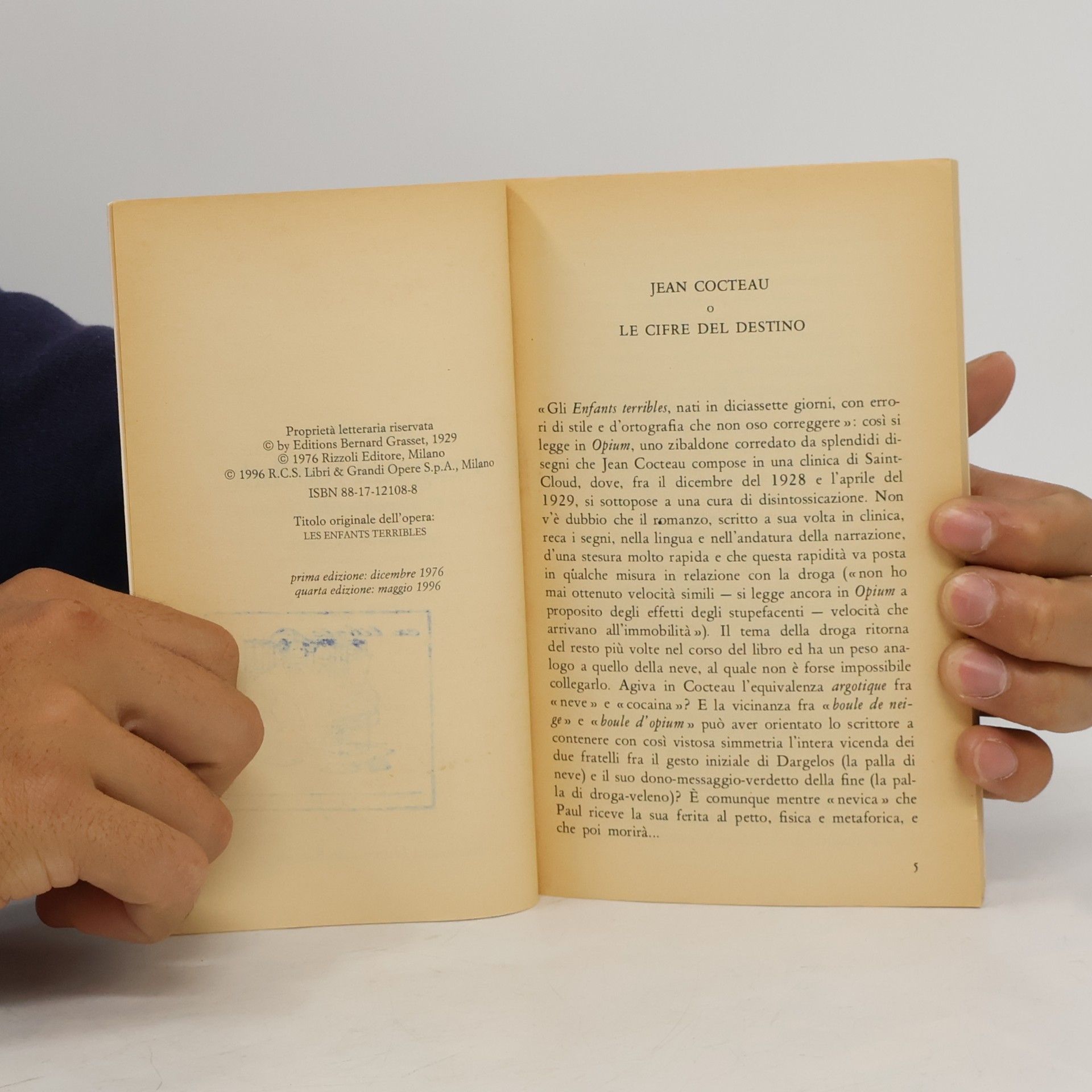 Jean Cocteau Biblioteca Universale Rizzoli - 108: I ragazzi terribili