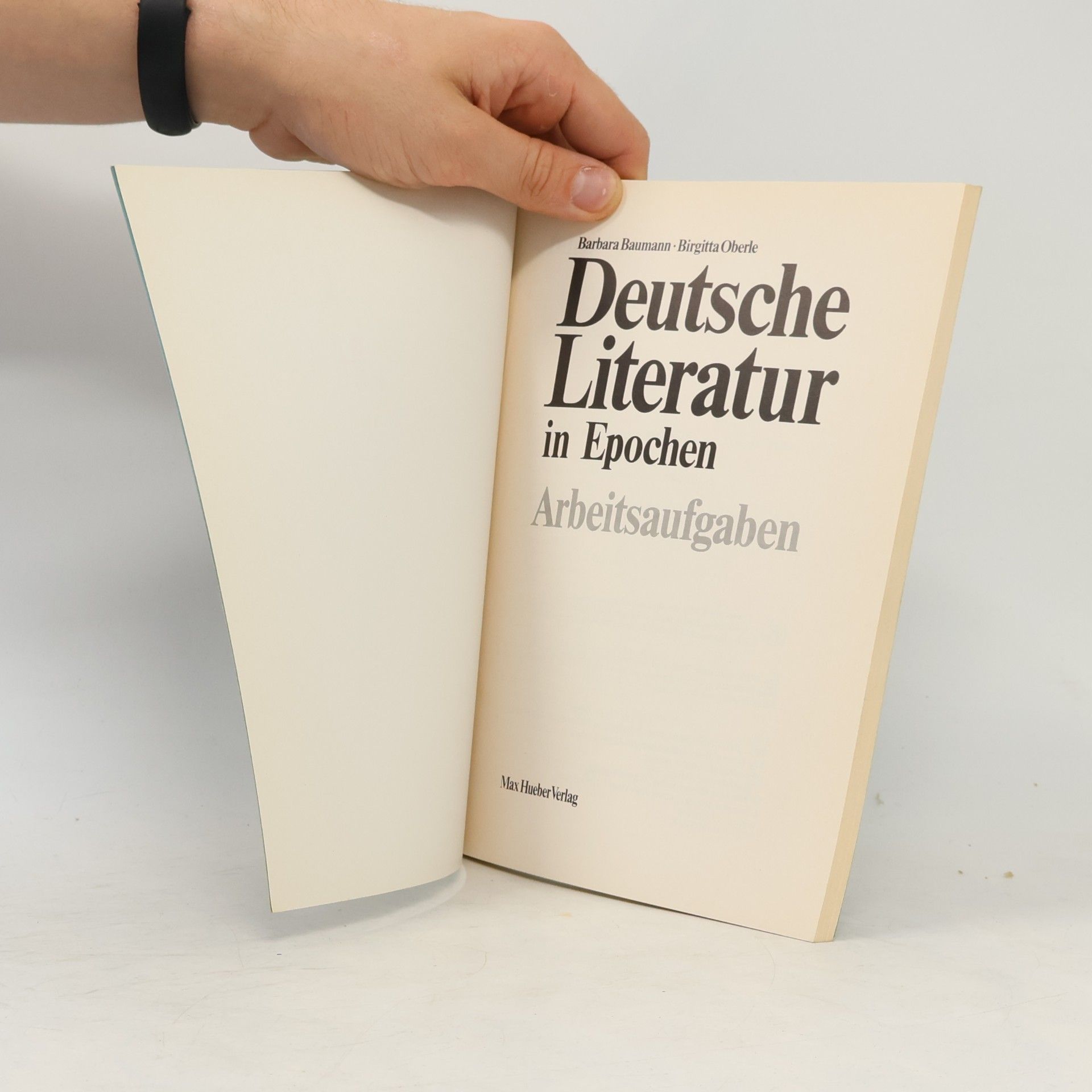 Barbara Baumann Deutsche Literatur in Epochen