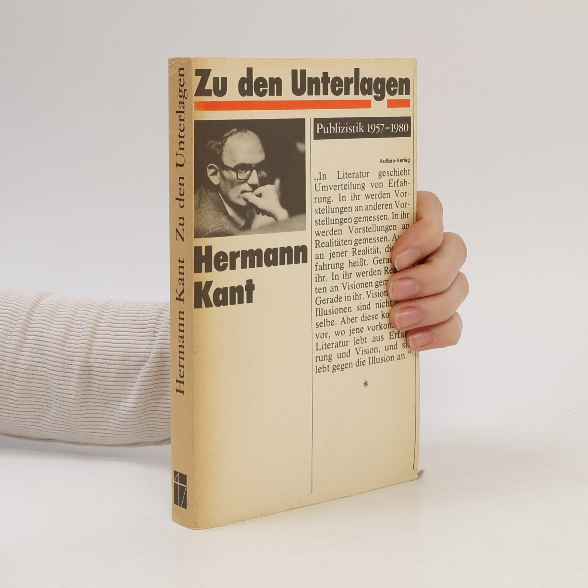 Kant Hermann Zu den Unterlagen
