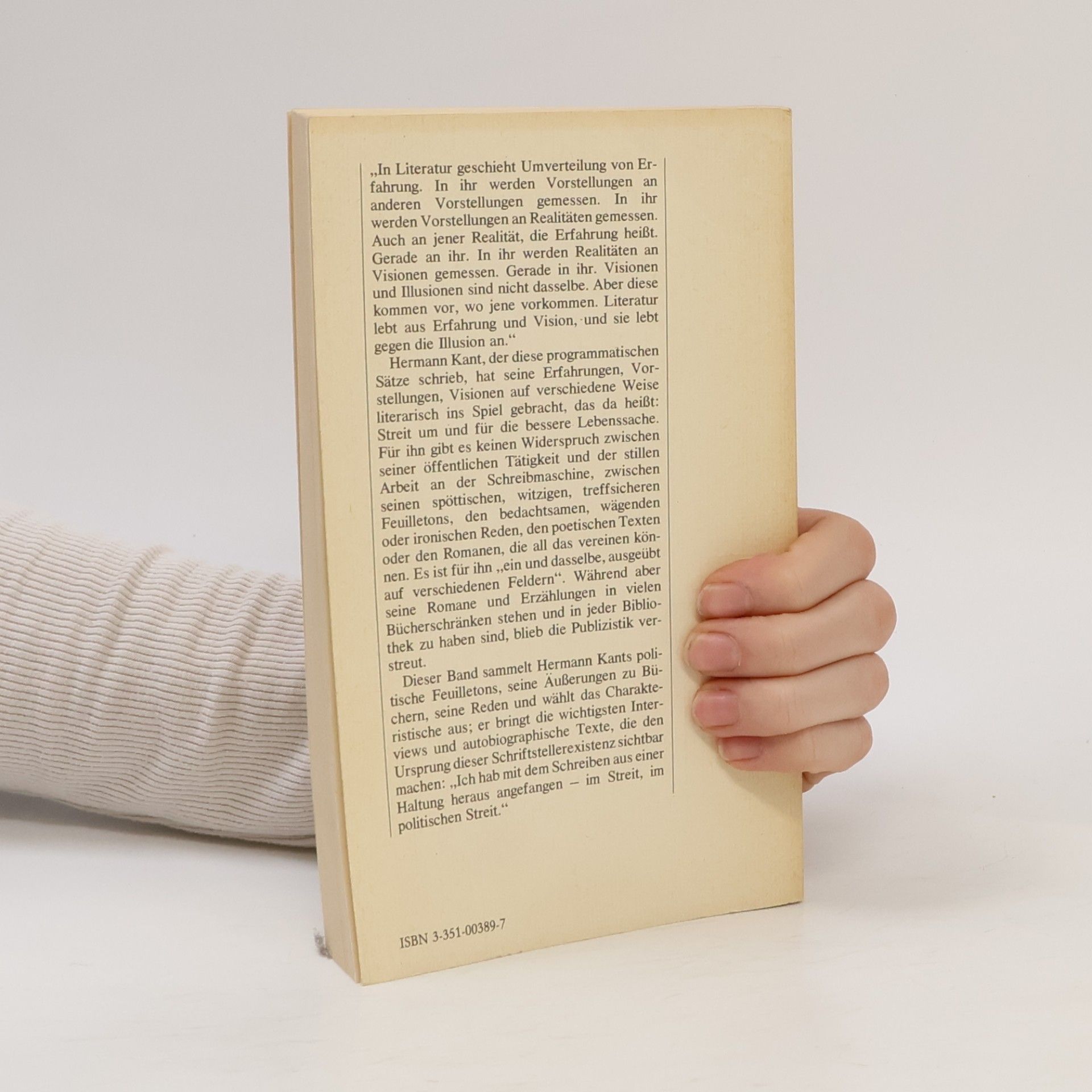 Kant Hermann Zu den Unterlagen
