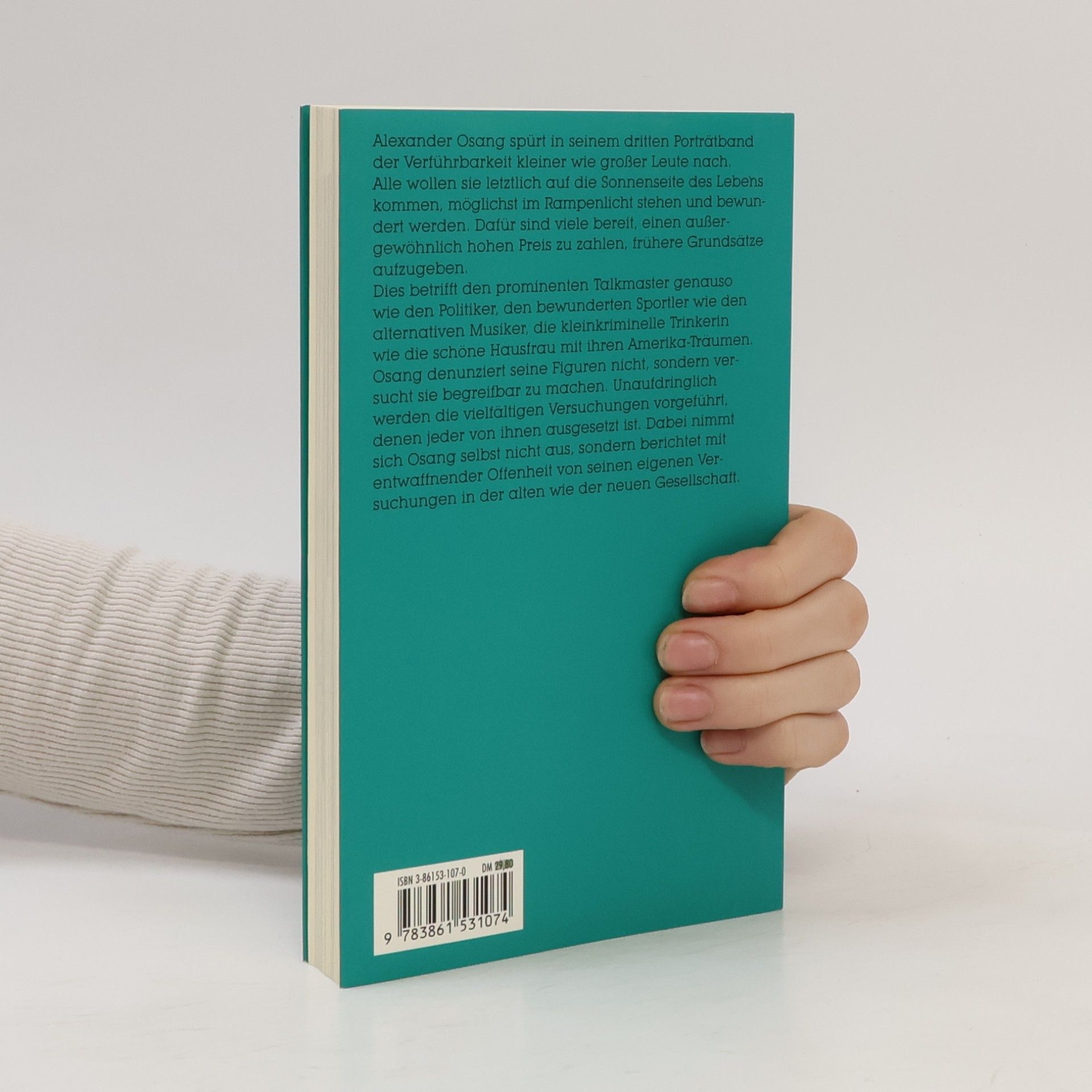 Alexander Osang Das Buch der Versuchungen