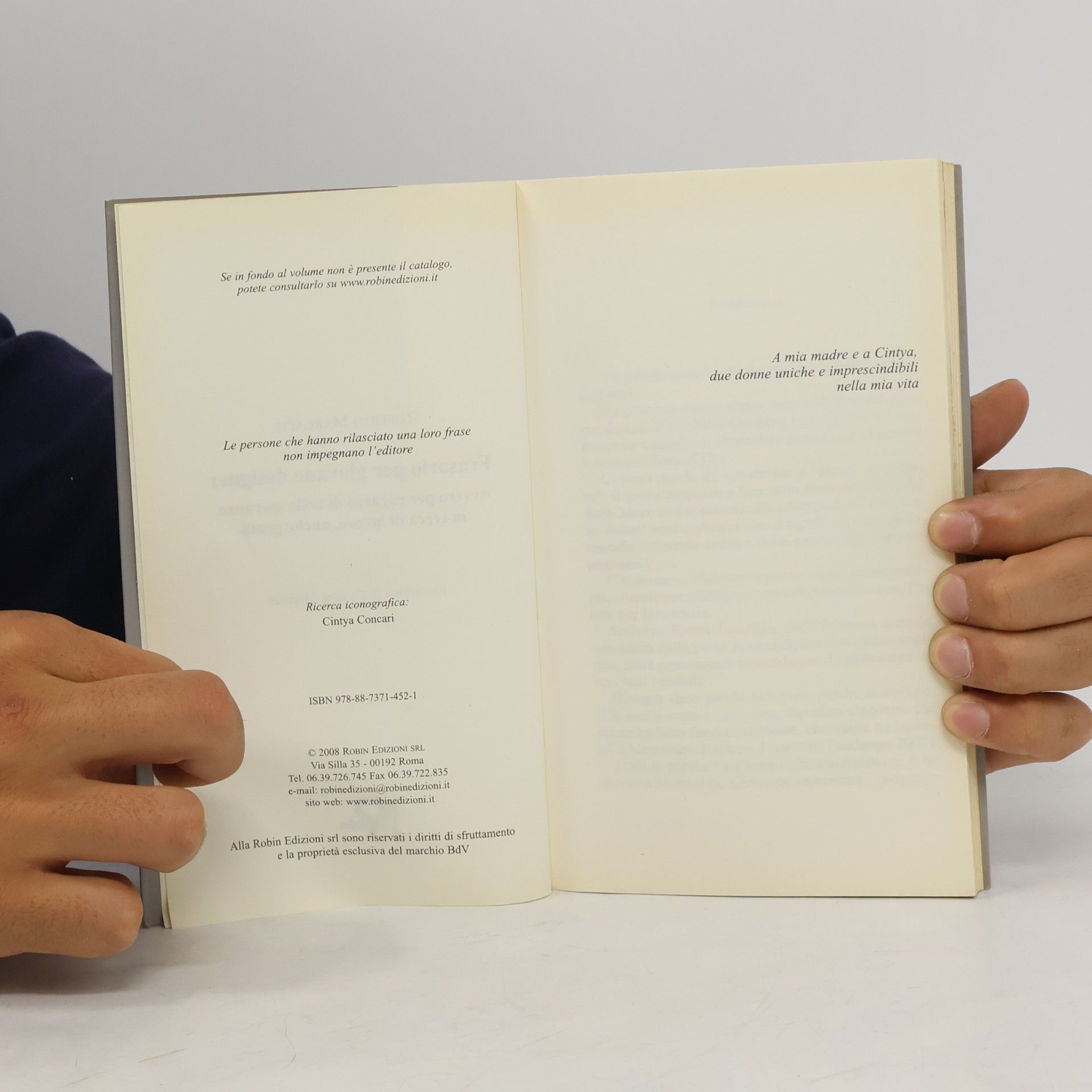 Roberto Marcatti I libri saggi: Frasario per giovane designer