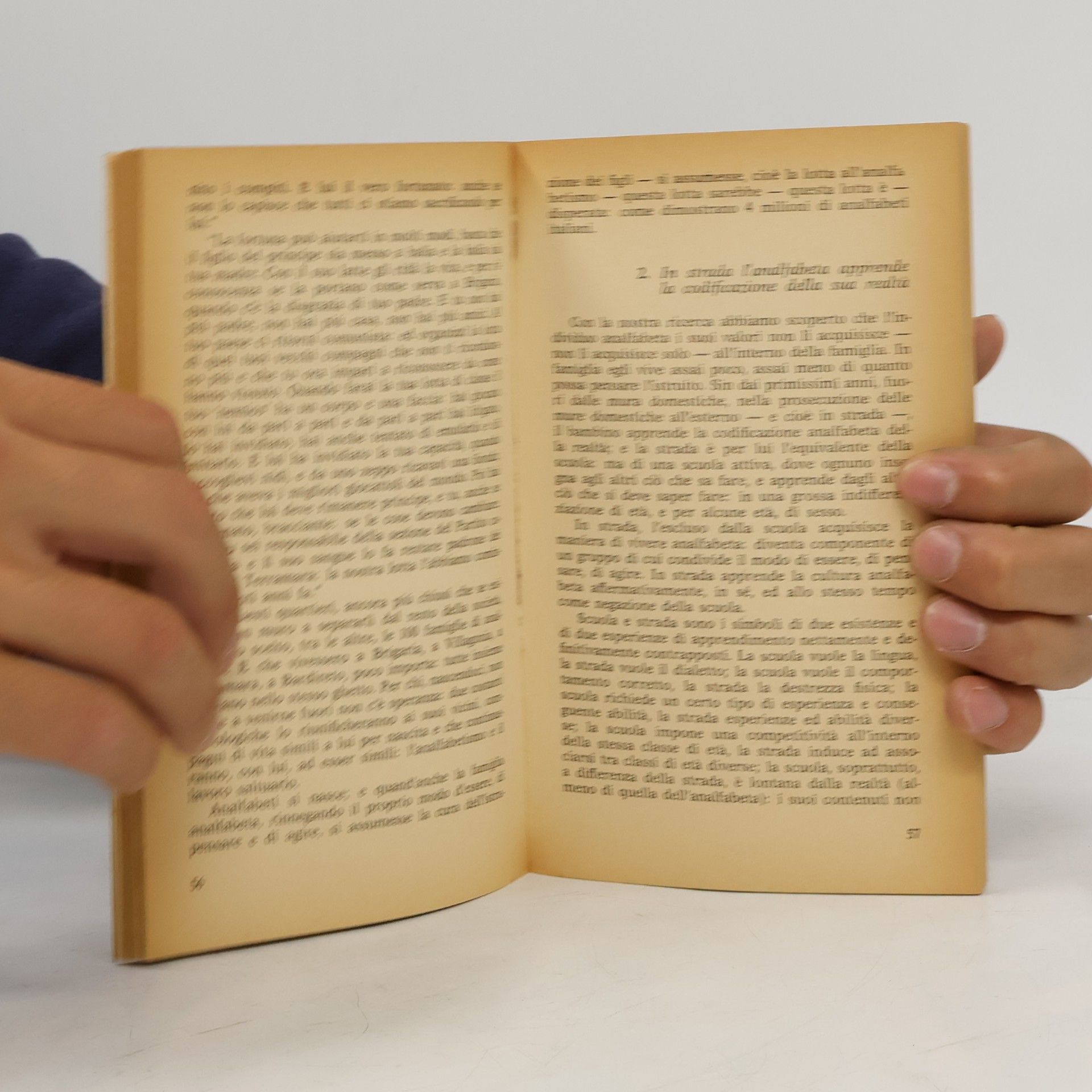 Gualtiero Harrison Né leggere, né scrivere
