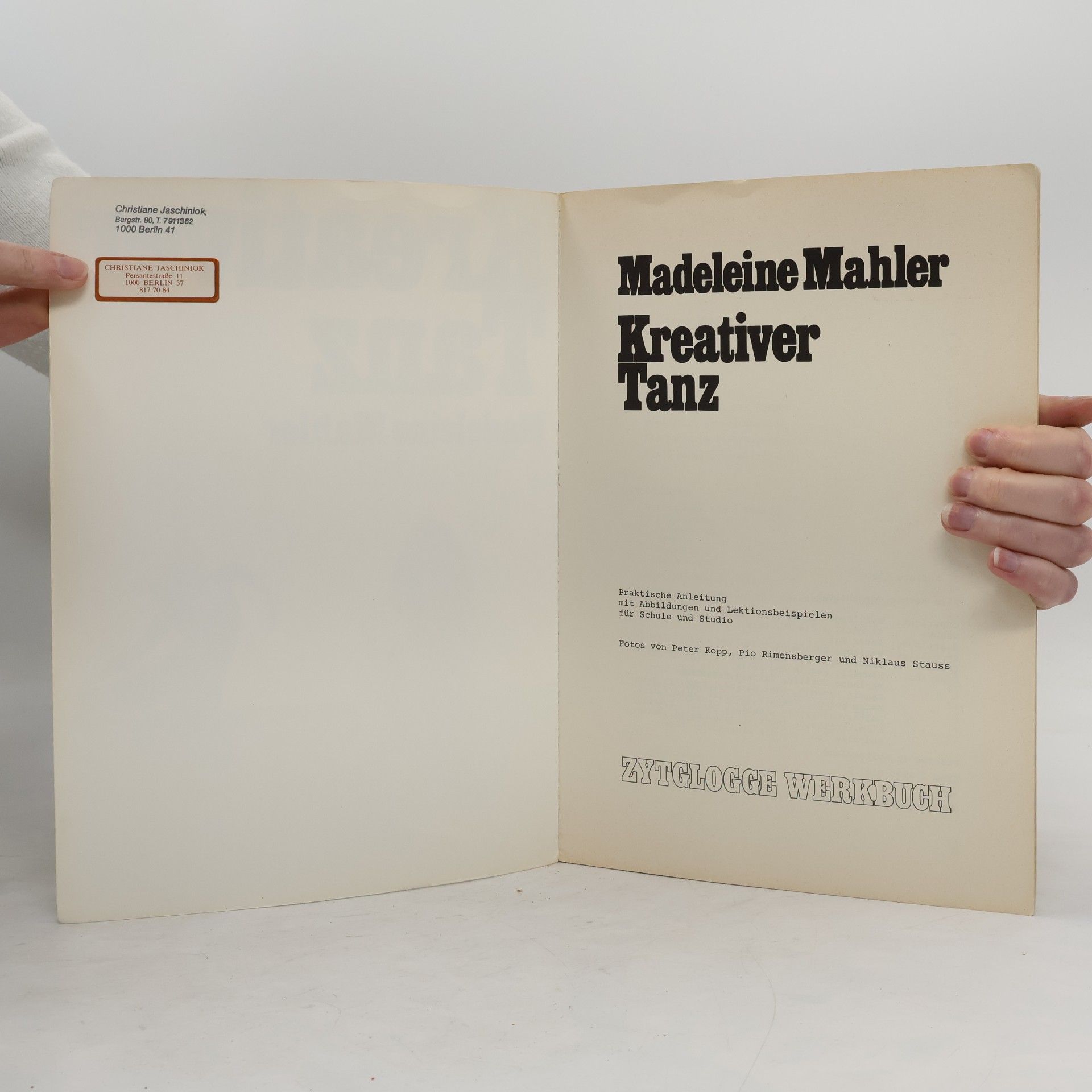 Madeleine Mahler Kreativer Tanz