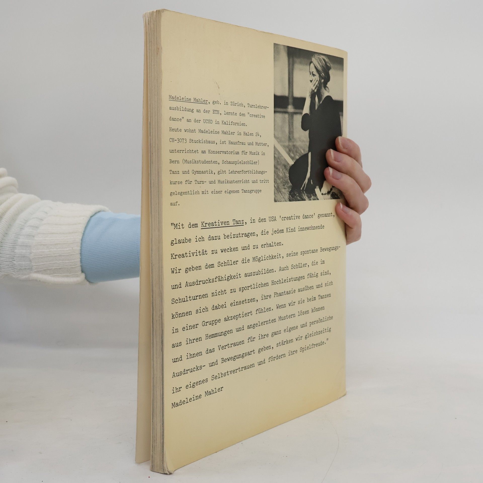 Madeleine Mahler Kreativer Tanz