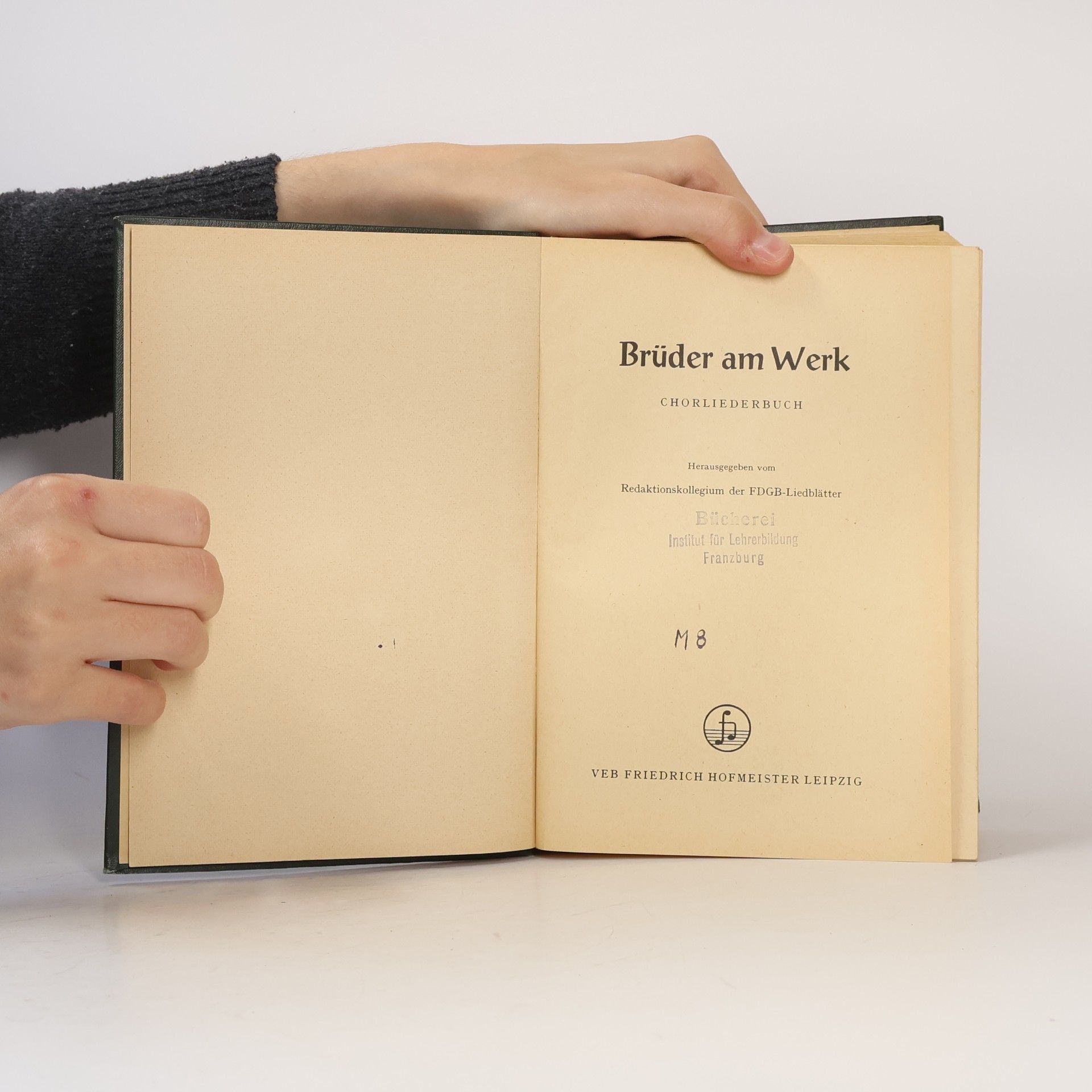 Redaktionskollegium Der Fdgb-Liedblätter Brüder am Werk