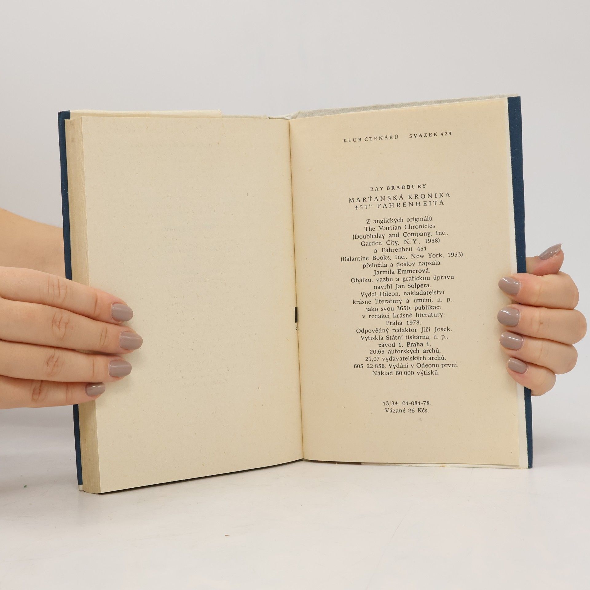Ray Bradbury Marťanská kronika. 451° Fahrenheita