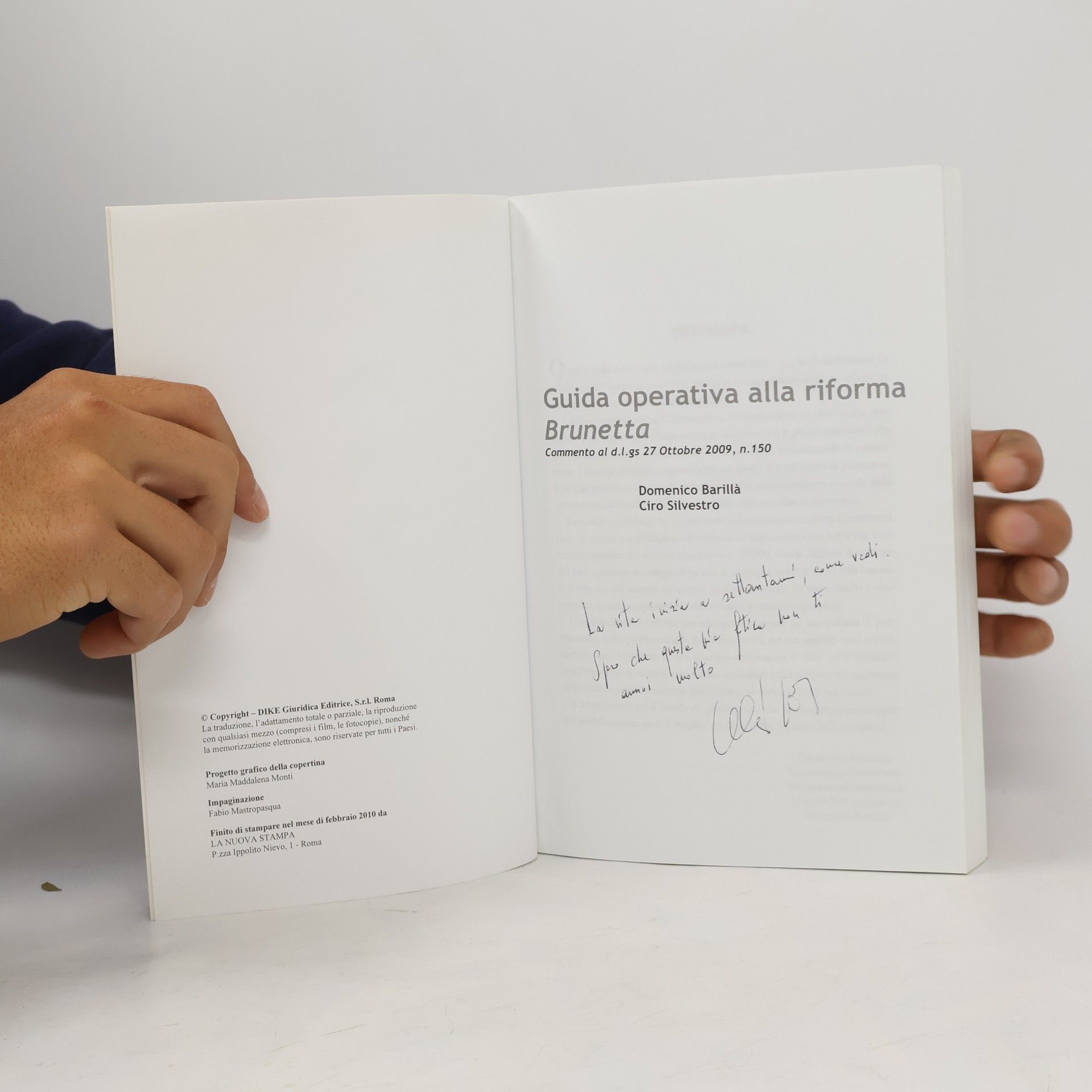 Domenico Barillà Guida operativa alla riforma Brunetta