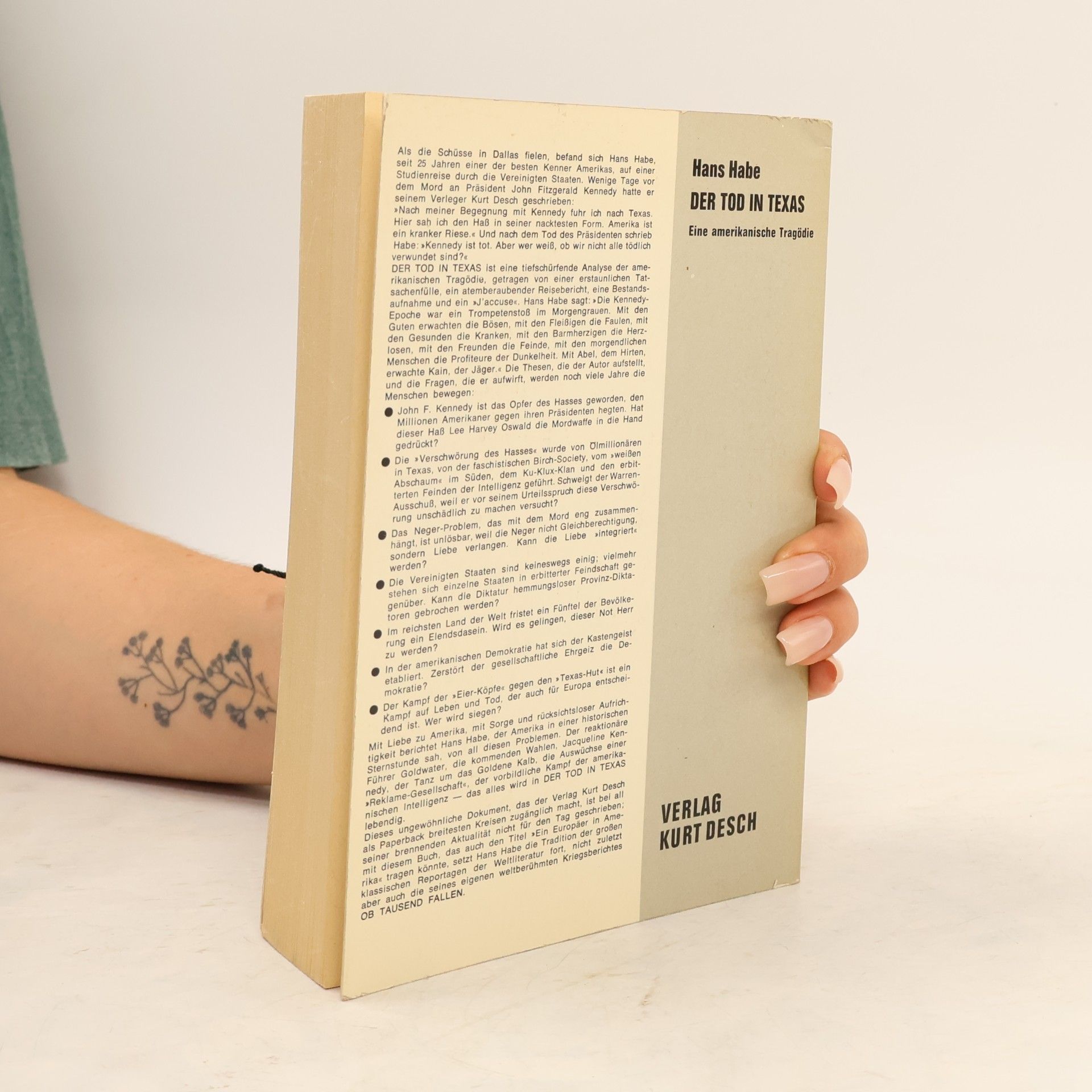 Hans Habe Der Tod in Texas