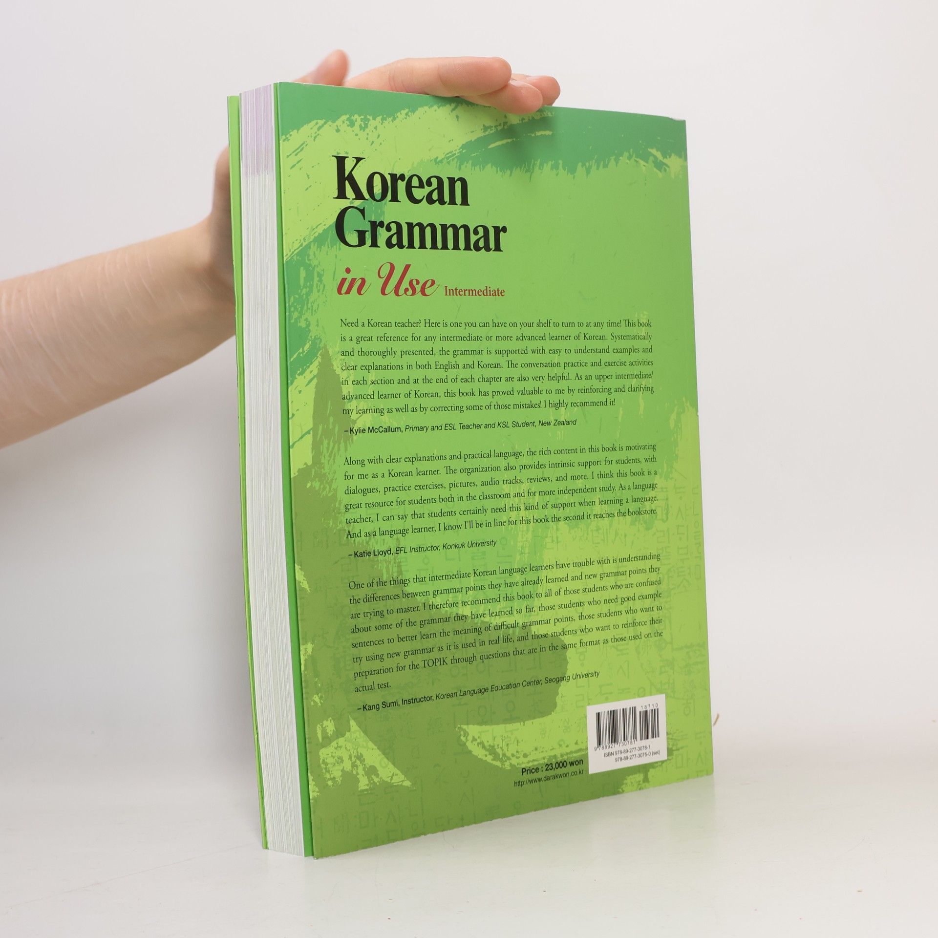 Kolektív autorov Korean grammar in use. Intermediate.