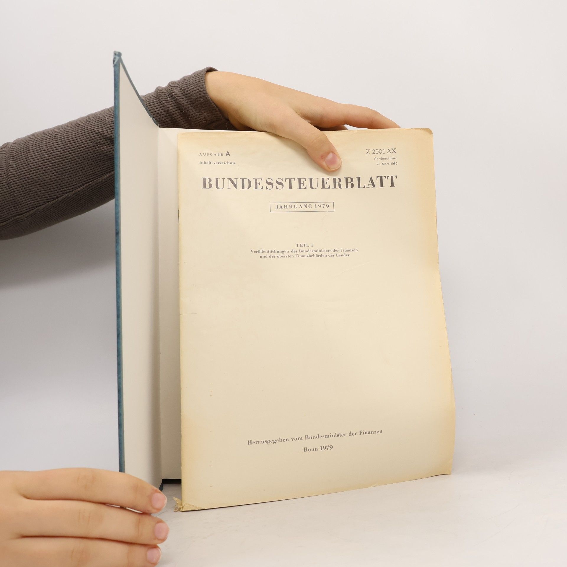Bundesminister Der Finanzen Bundessteuerblatt 1979 I.