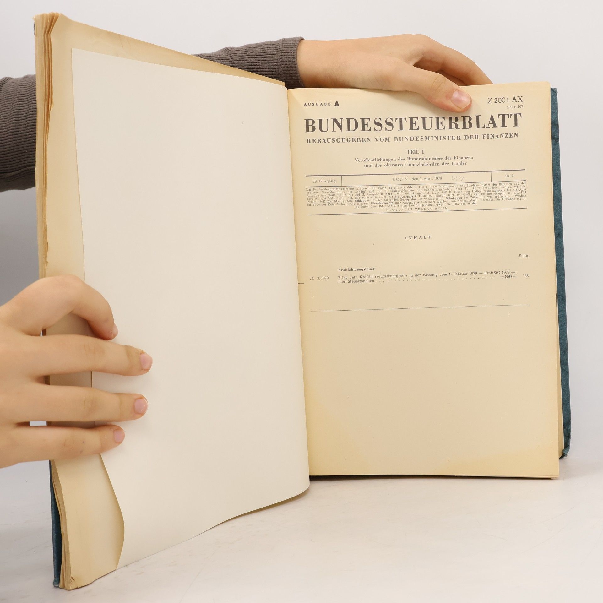 Bundesminister Der Finanzen Bundessteuerblatt 1979 I.