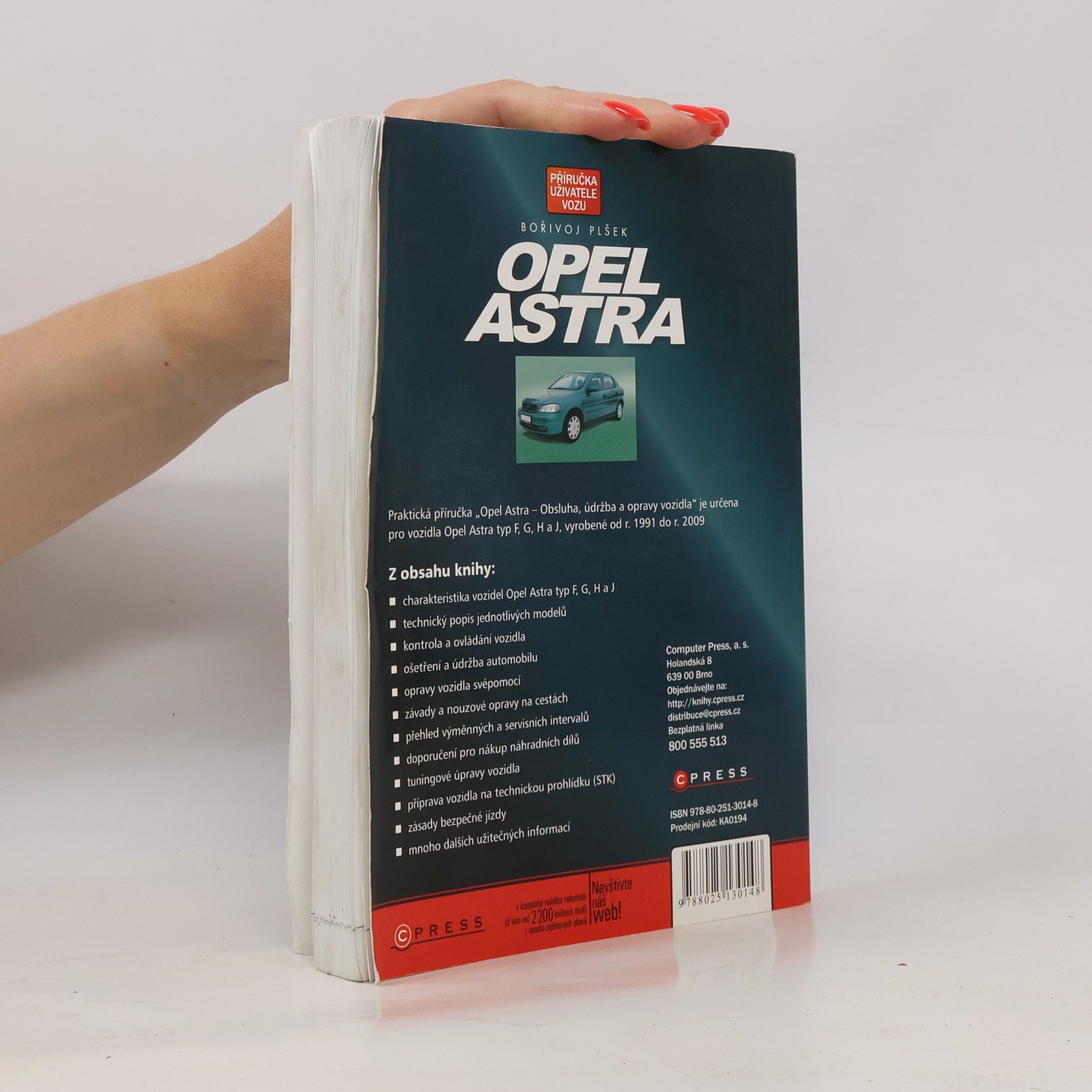 Bořivoj Plšek Opel Astra Obsluha, údržba a opravy vozidla