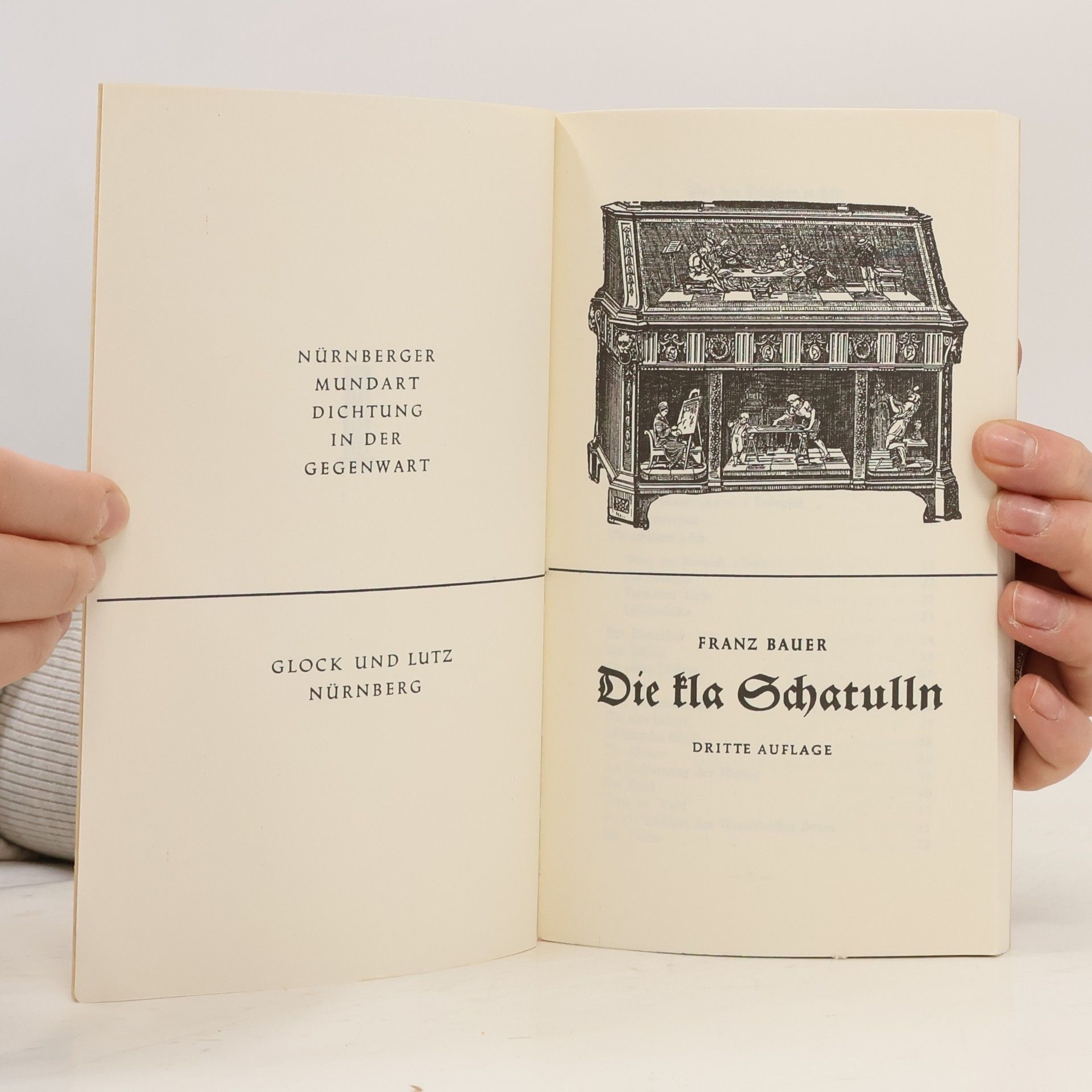 Franz Bauer Die kla Schatulln