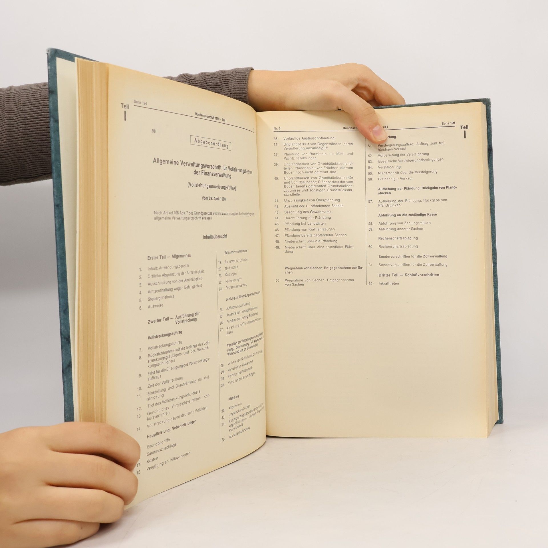 Various authors Bundessteuerblatt 1980 I.