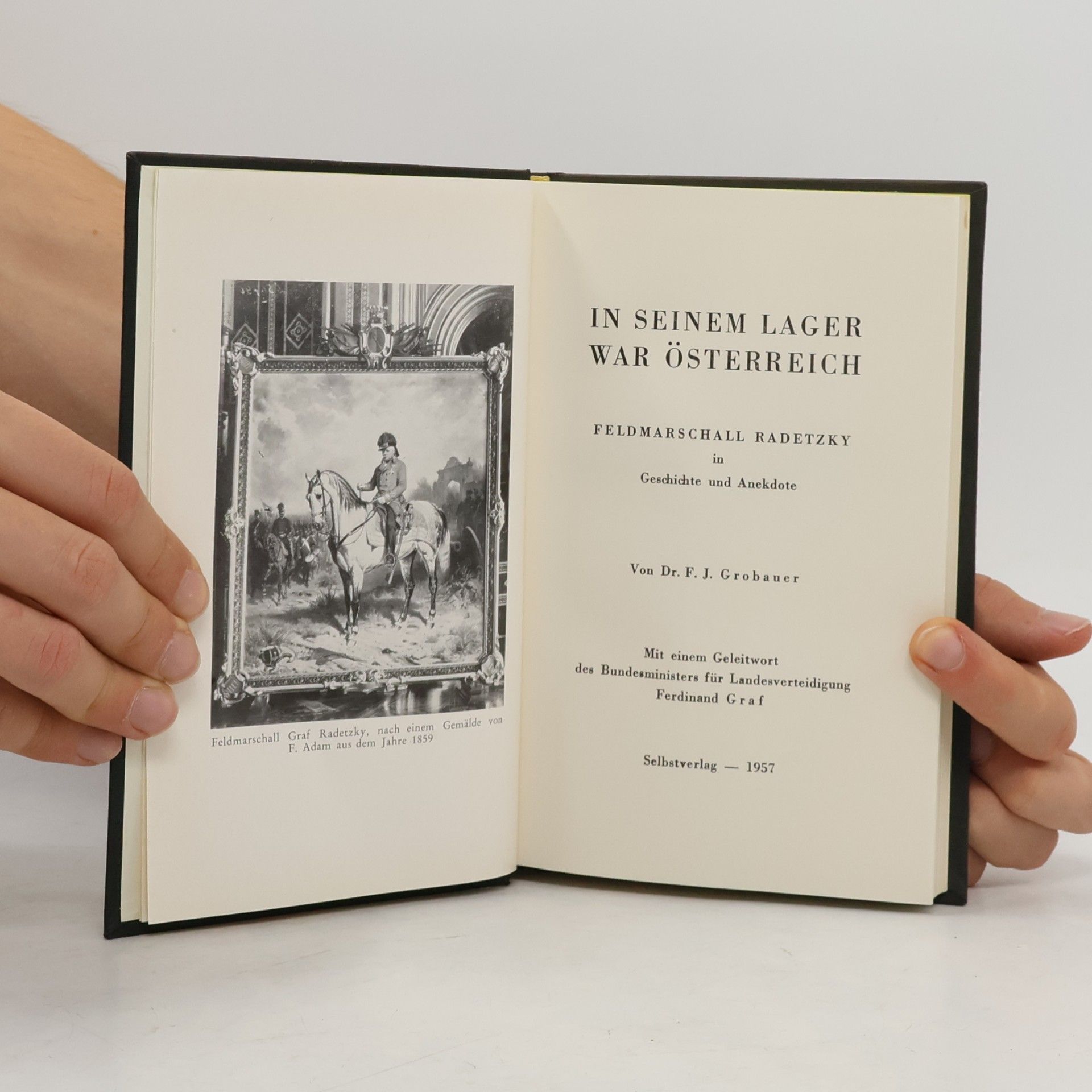 Dr. F. J. Grobauer In seinem Lager war Österreich