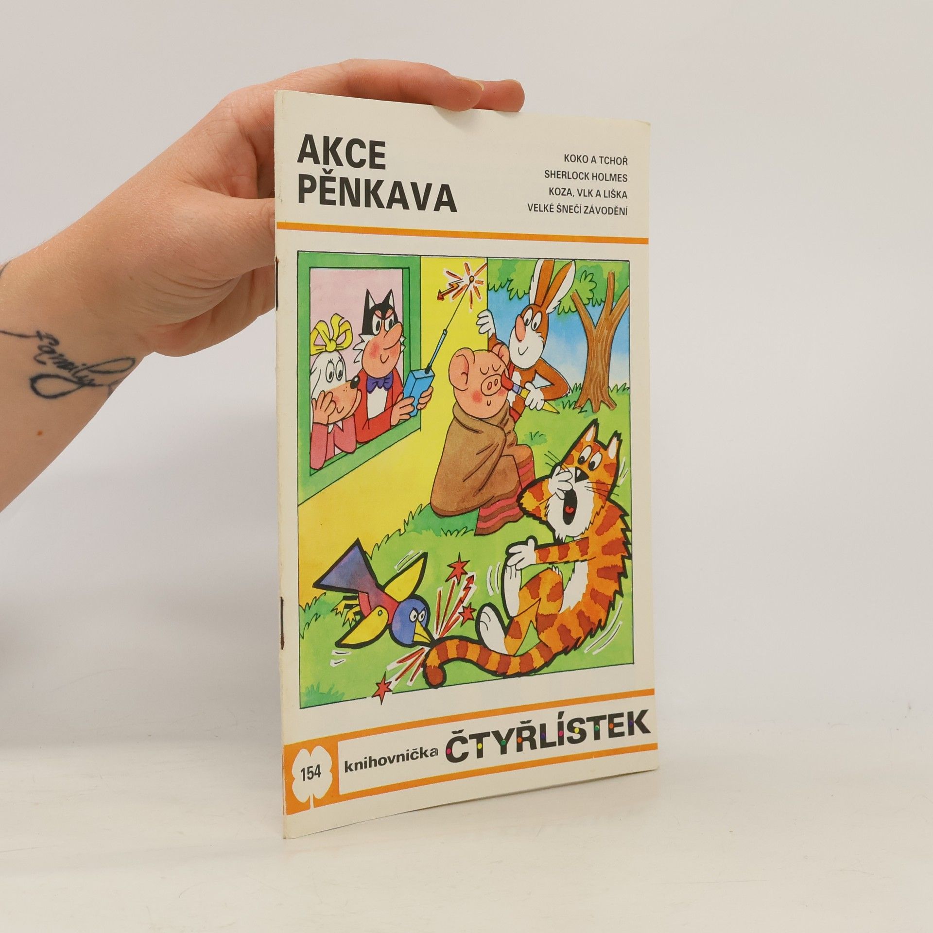 Ljuba Štíplová Čtyřlístek 154. Akce pěnkava