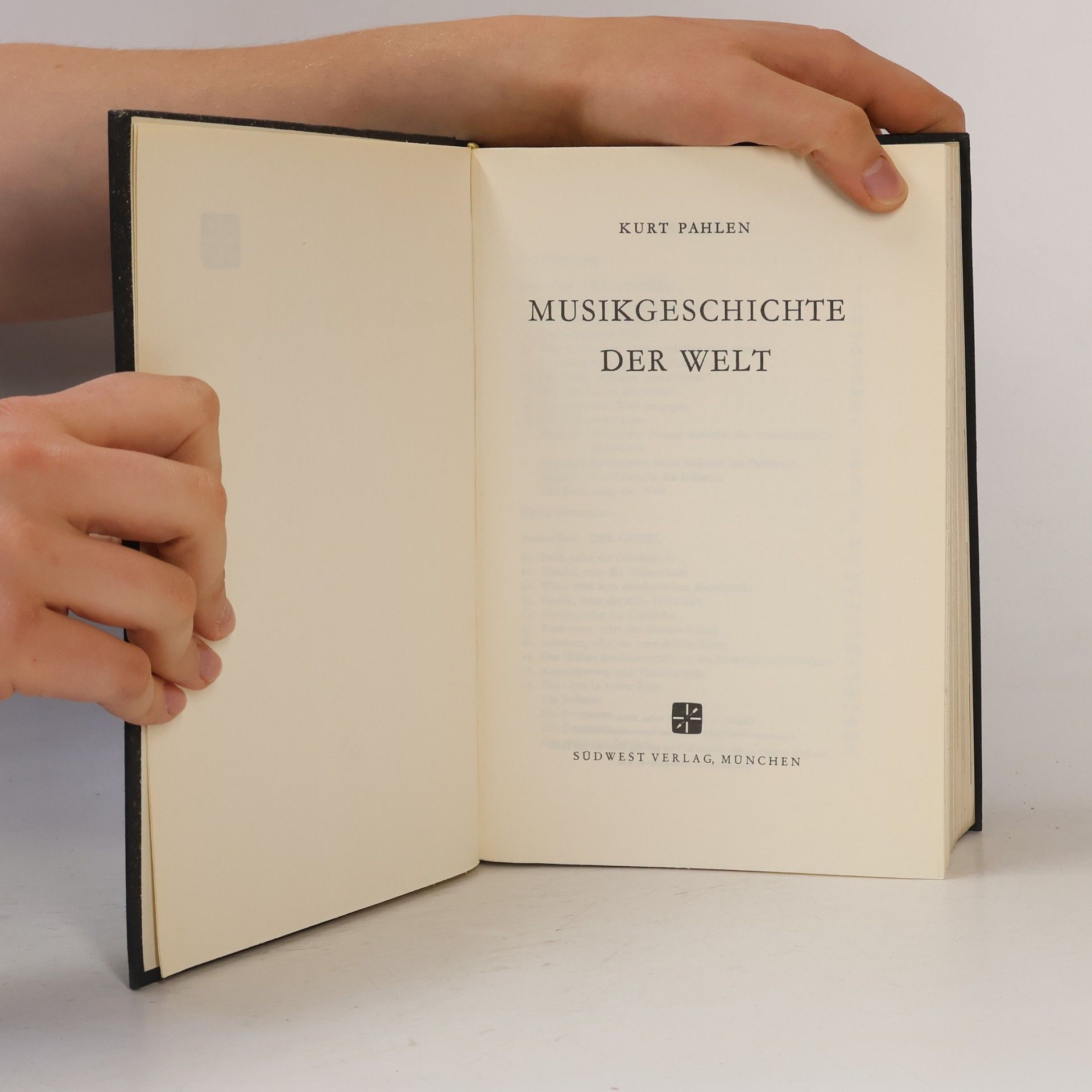 Kurt Pahlen Musikgeschichte der Welt