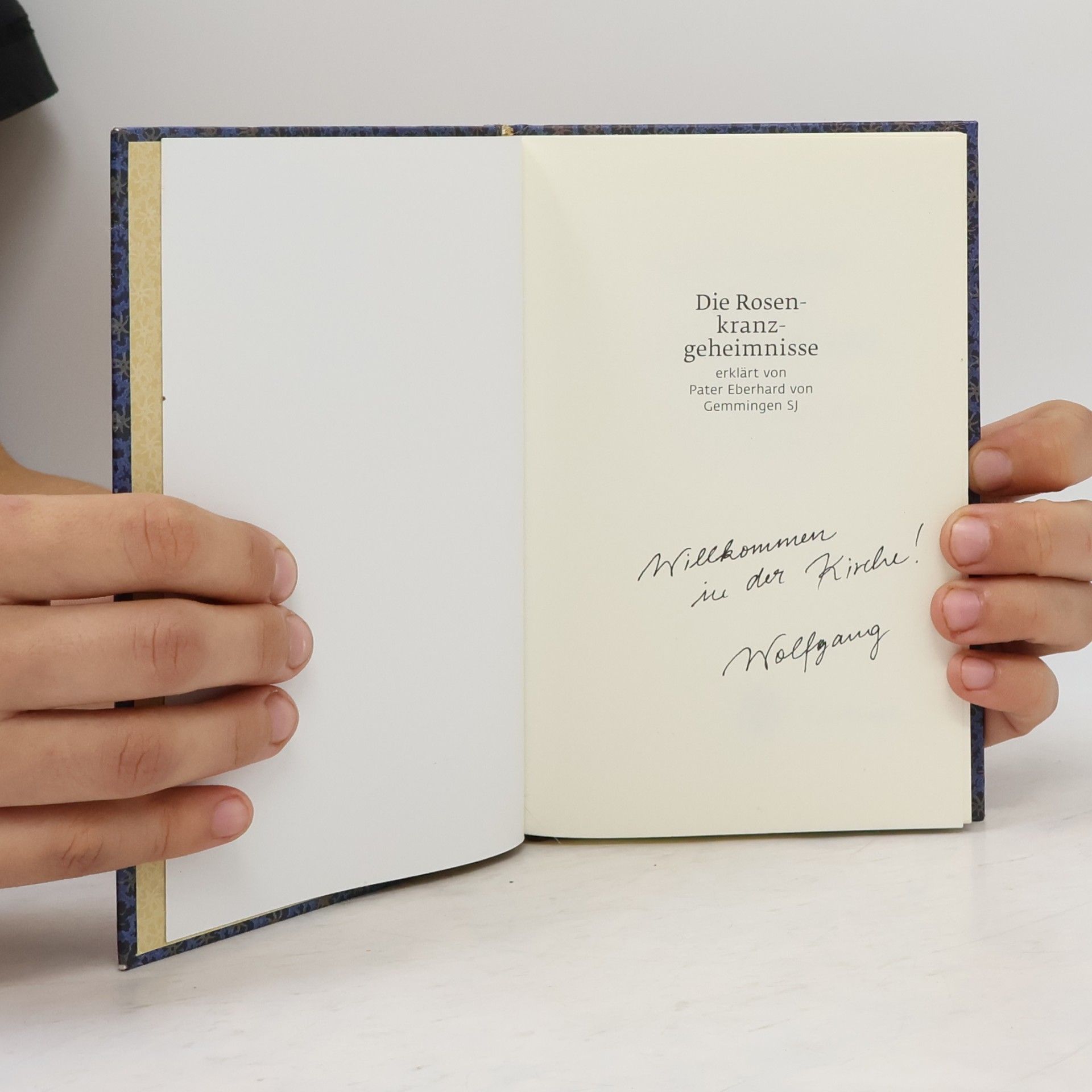 Pater Eberhard von Gemmingen SJ Die Rosenkranzgeheimnisse