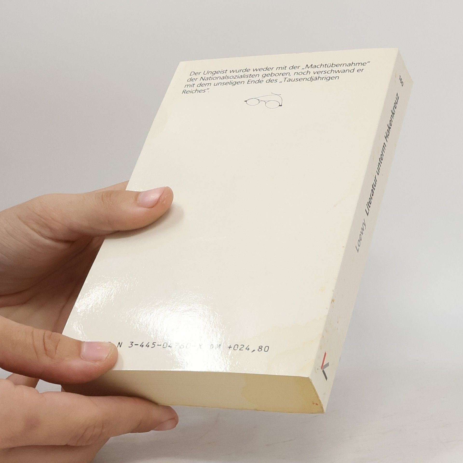 Ernst Loewy Literatur unterm Hakenkreuz