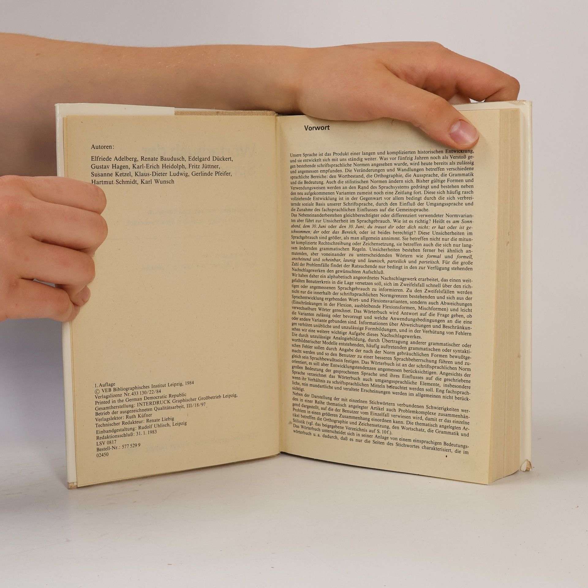 Günter Kempcke Wörterbuch der Sprachschwierigkeiten