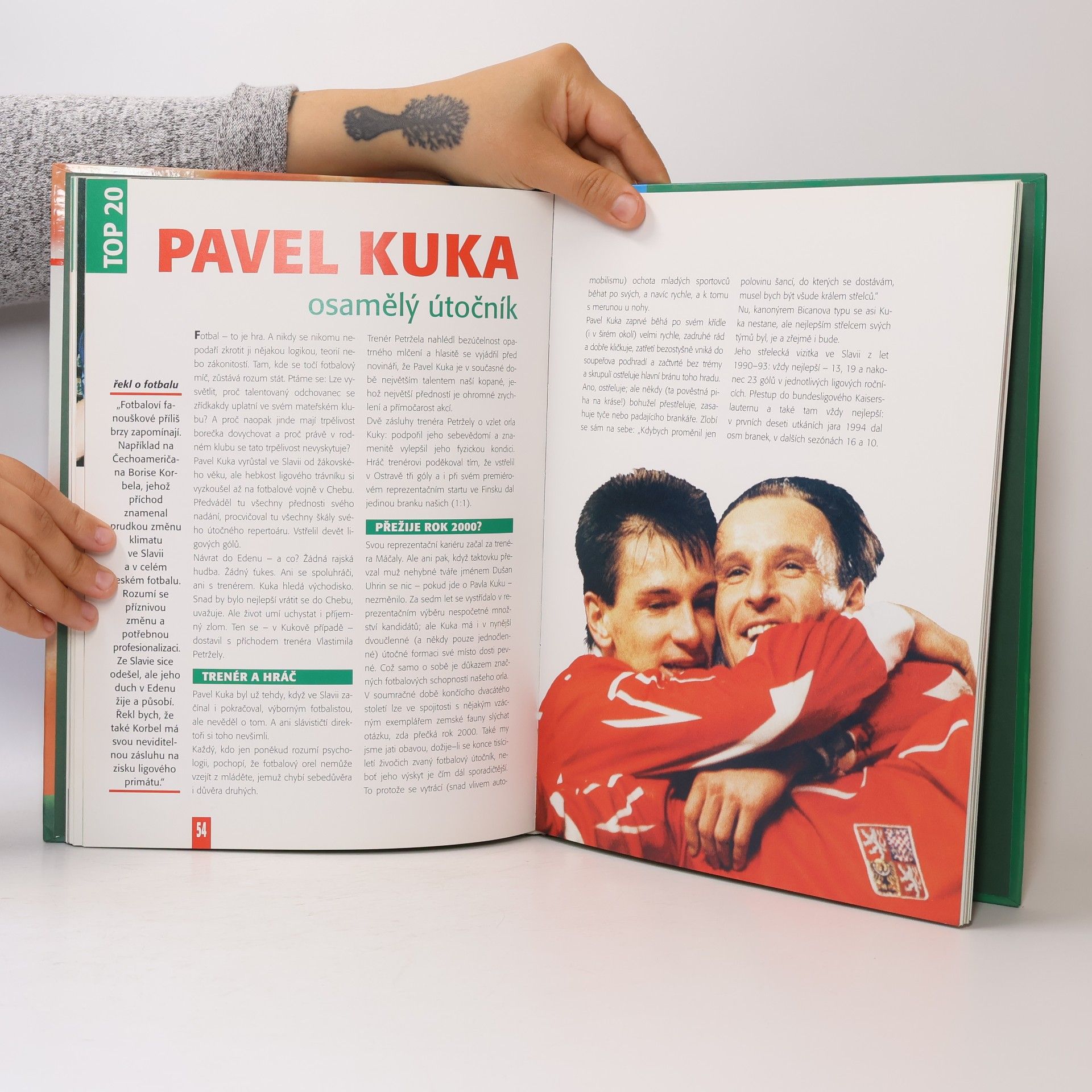Vítězslav Houška Fotbal : top 20 : události, data, postřehy, zákulisí : české hvězdy
