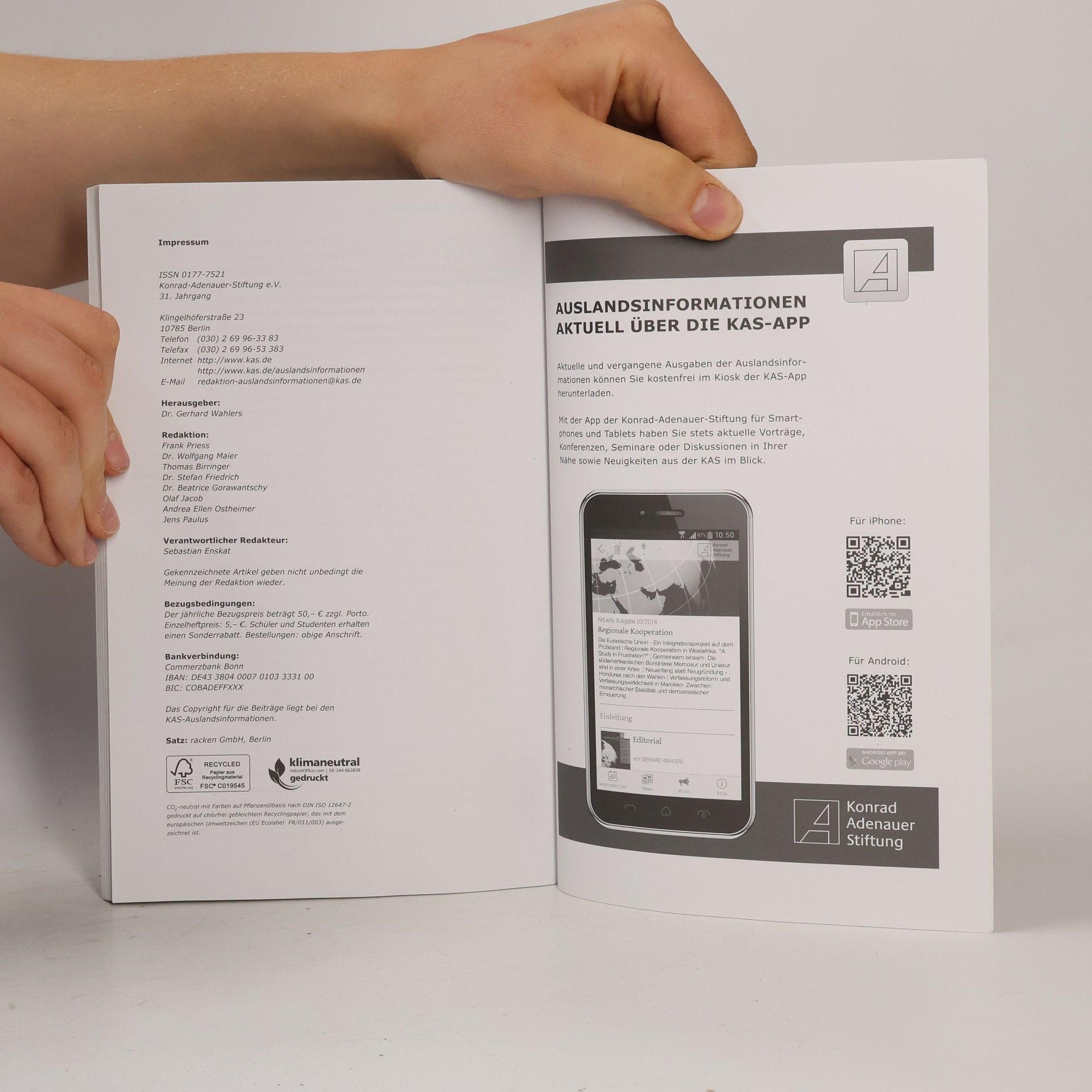 Autorenkollektiv KAS Auslandsinformationen 7/15